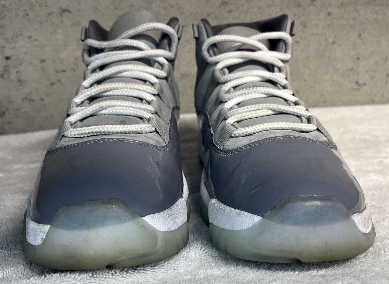 Jordan Brand Nike Air Jordan 11 Retro High Gray Size 11 OG Bred Concord Size US 11 / EU 44 - 3 Thumbnail