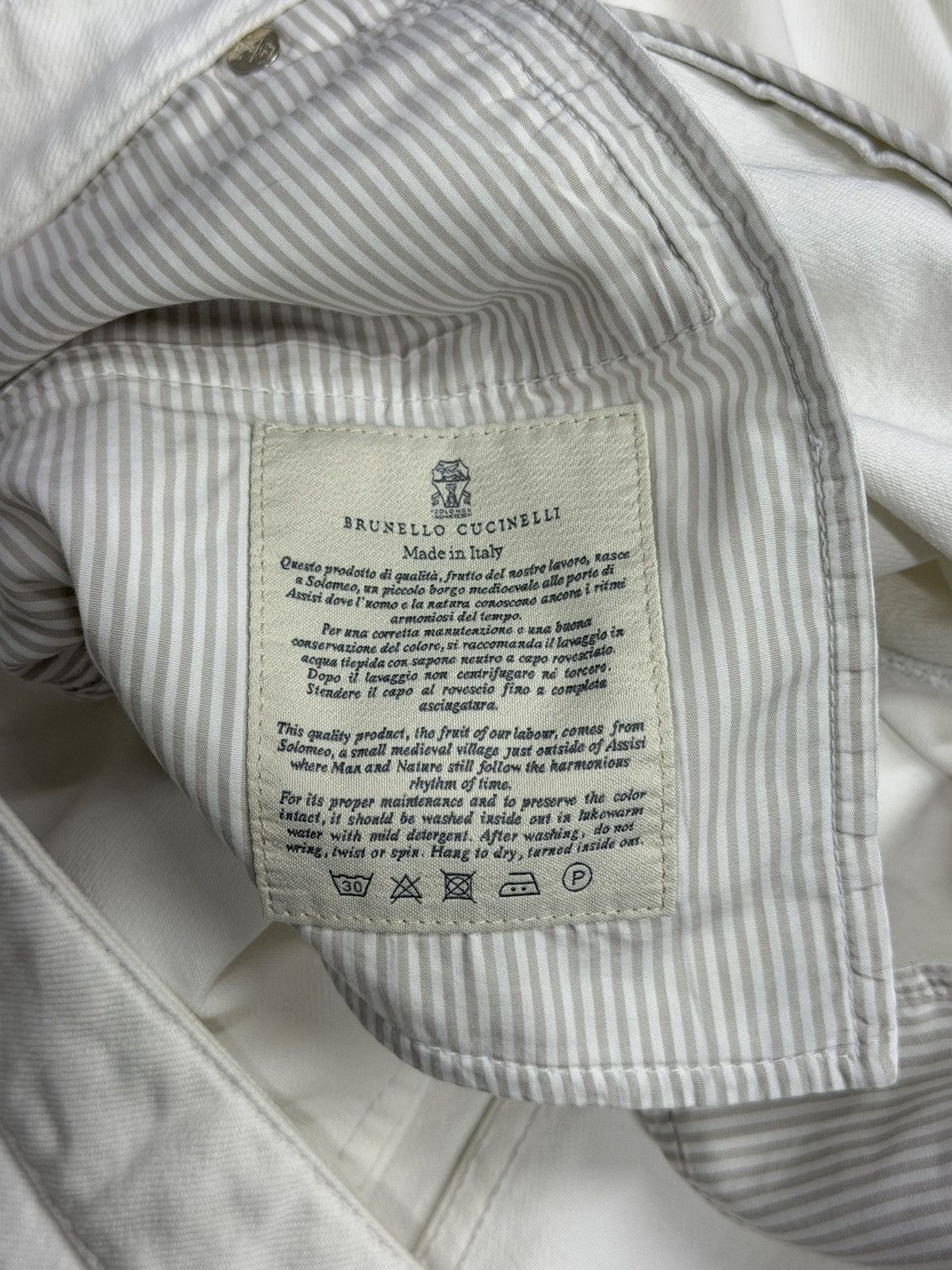 Brunello Cucinelli Vintage Brunello Cucinelli Jeans Distressed Ripped Italy Size US 33 - 14 Thumbnail