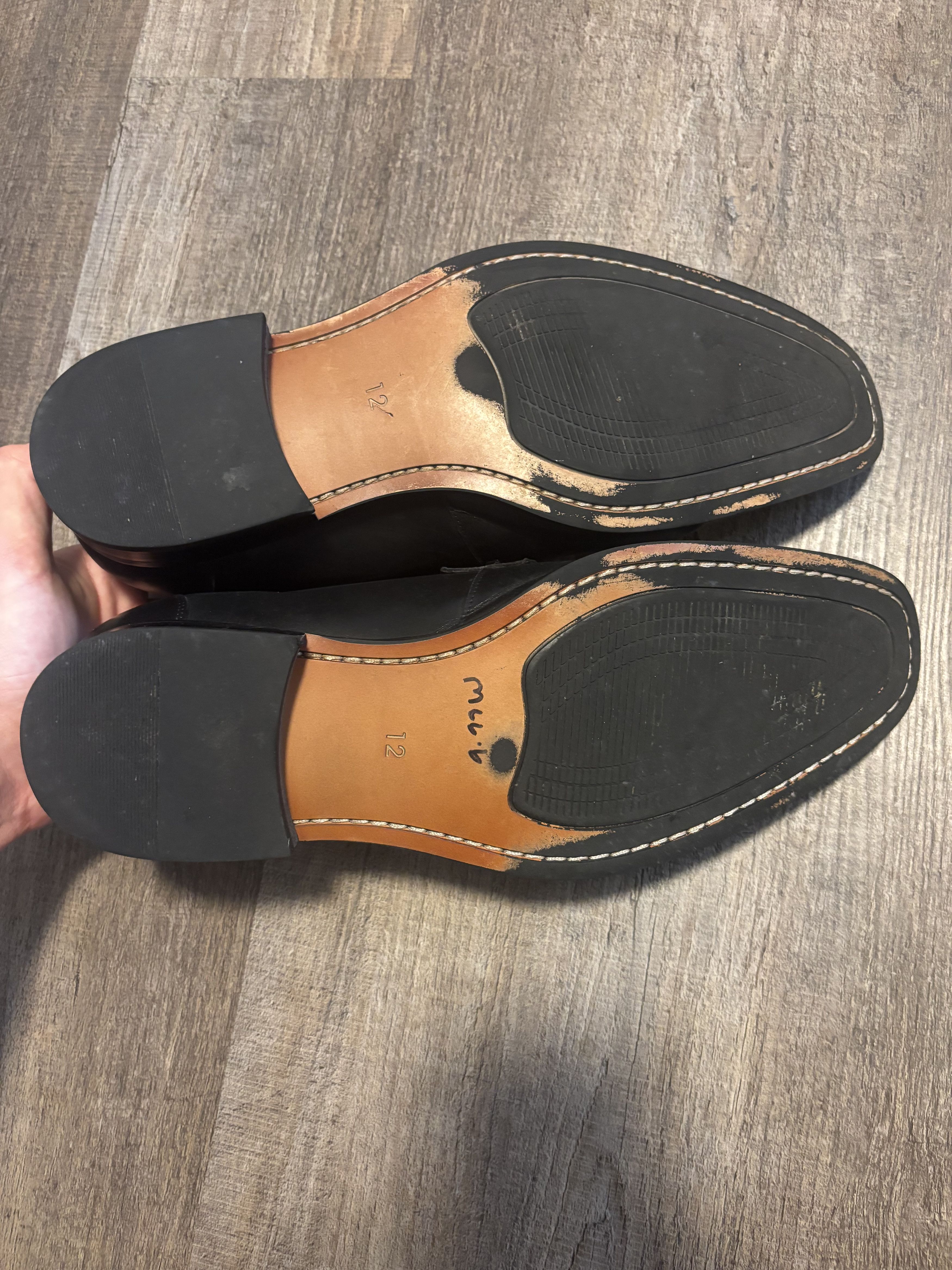 Other Gifennse Hand Crafted Leather Penny Loafers Size US 12 / EU 45 - 5 Thumbnail