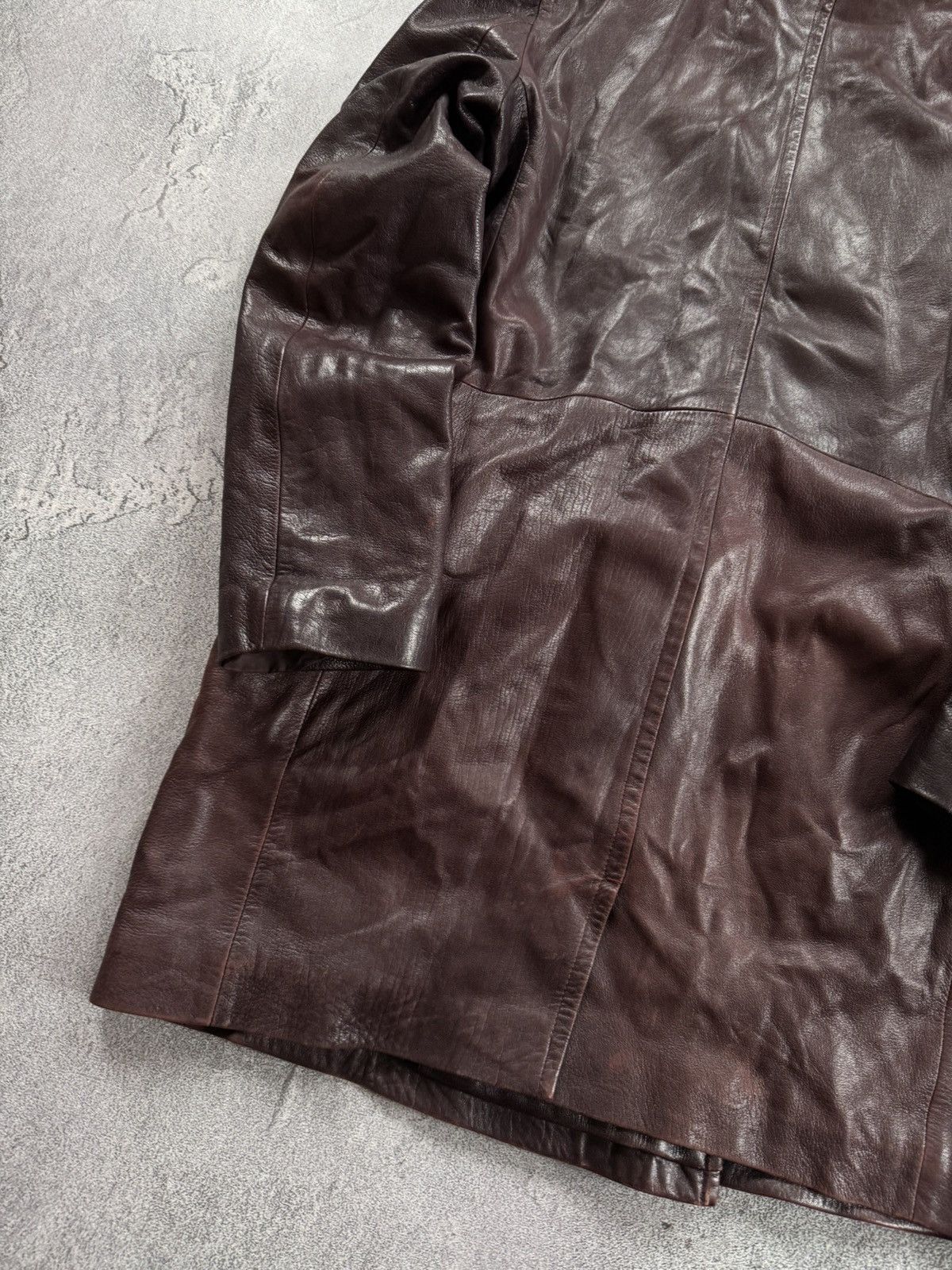 Jil Sander × Vintage Jil Sander 42 Wmns leather jacket blazer coat vintage Size M / US 6-8 / IT 42-44 - 20 Thumbnail