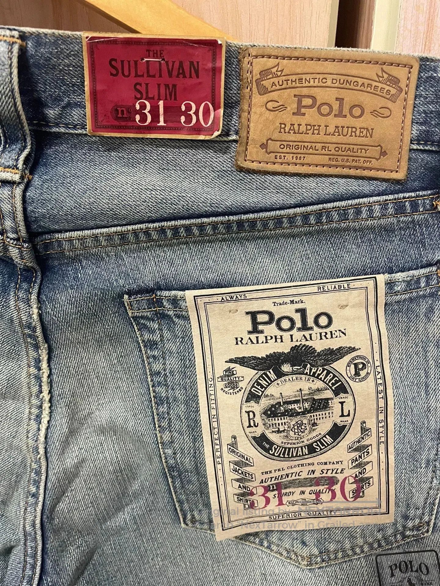 Polo Ralph Lauren Polo Ralph Lauren Patchwork Jeans. Size US 31 - 6 Thumbnail