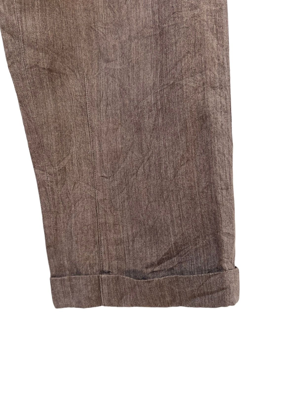 Other Vintage Papas Japan Sun Fade Light Brown Linen Loose Trouser Size US 32 / EU 48 - 15 Thumbnail