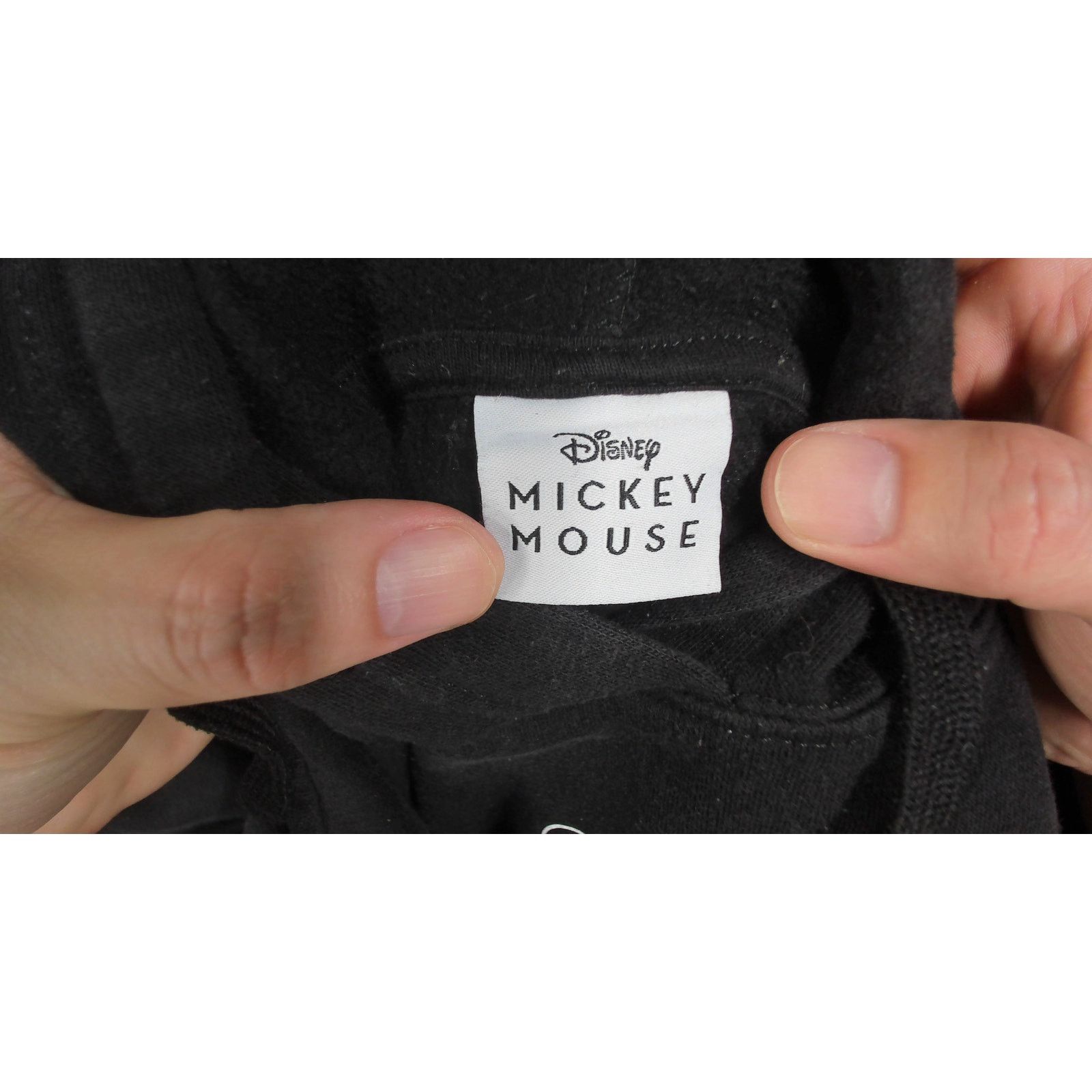 Disney Disney Y2K Faded Black Mickey Mouse Embroidered Hoodie Size L / US 10 / IT 46 - 8 Thumbnail