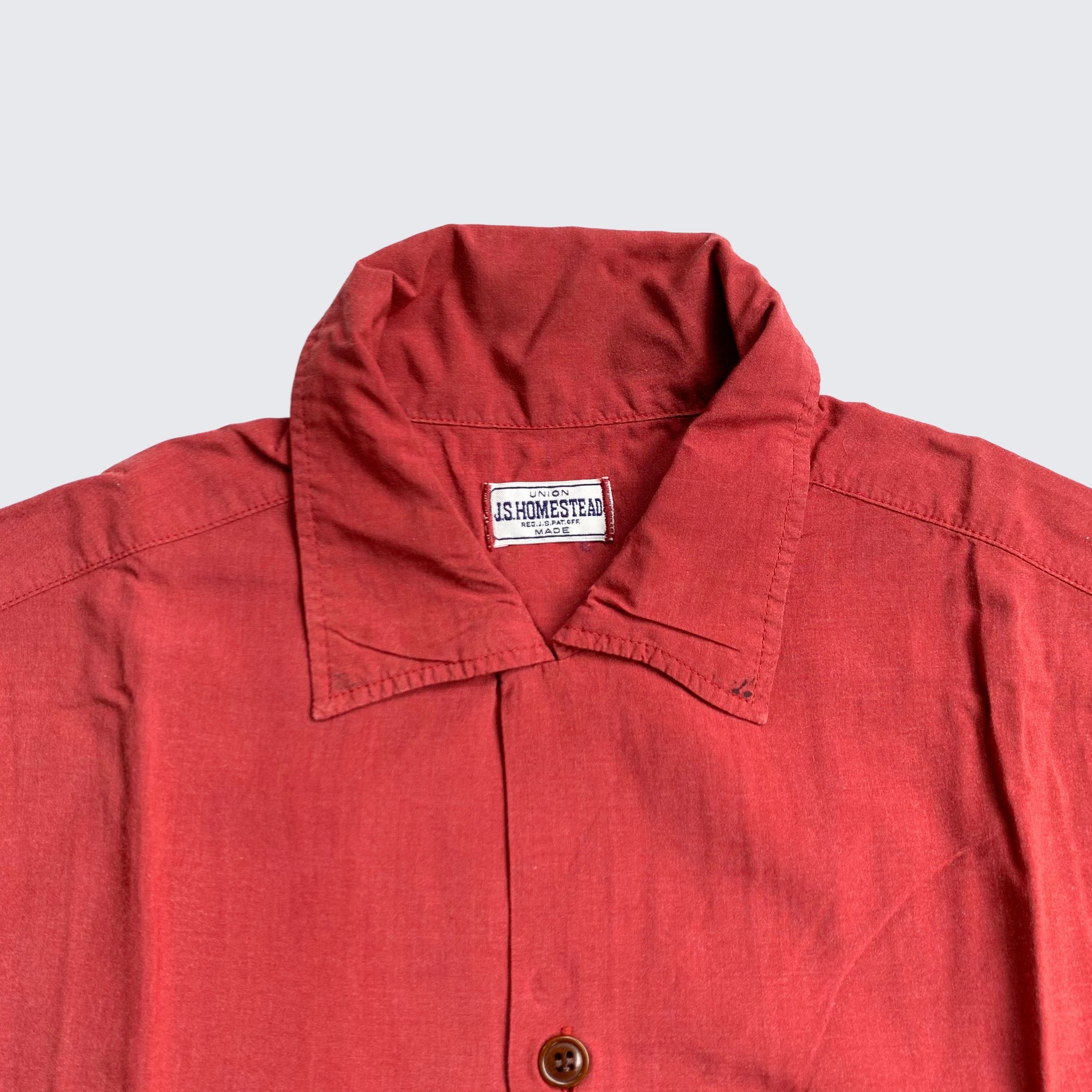 J.S. Homestead Journal Standard Union Made Japan 1990s Open Colar Shirt Size US M / EU 48-50 / 2 - 3 Thumbnail