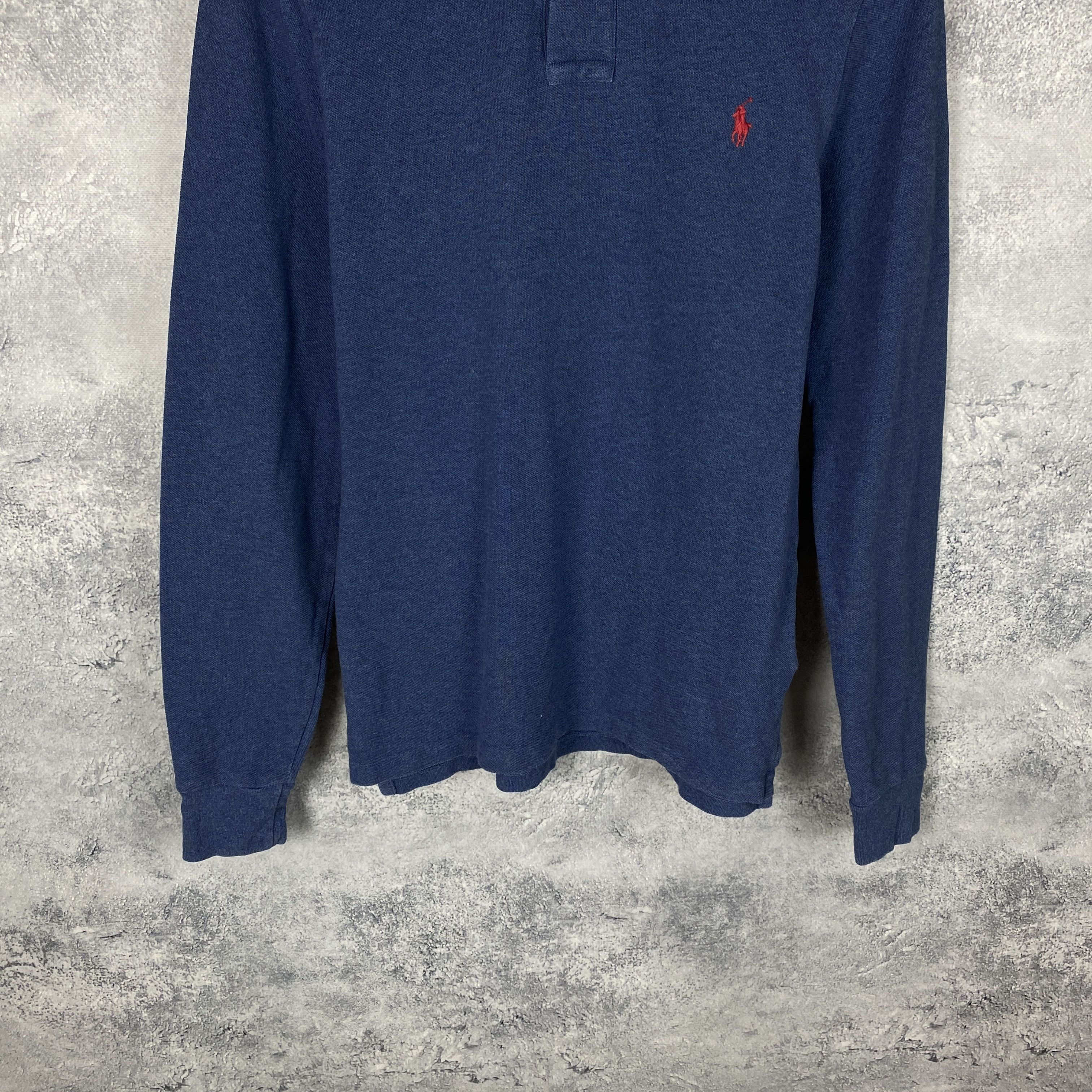 Polo Ralph Lauren Polo Ralph Lauren Polo Longsleeve Men's Size S Blue Size US S / EU 44-46 / 1 - 3 Thumbnail