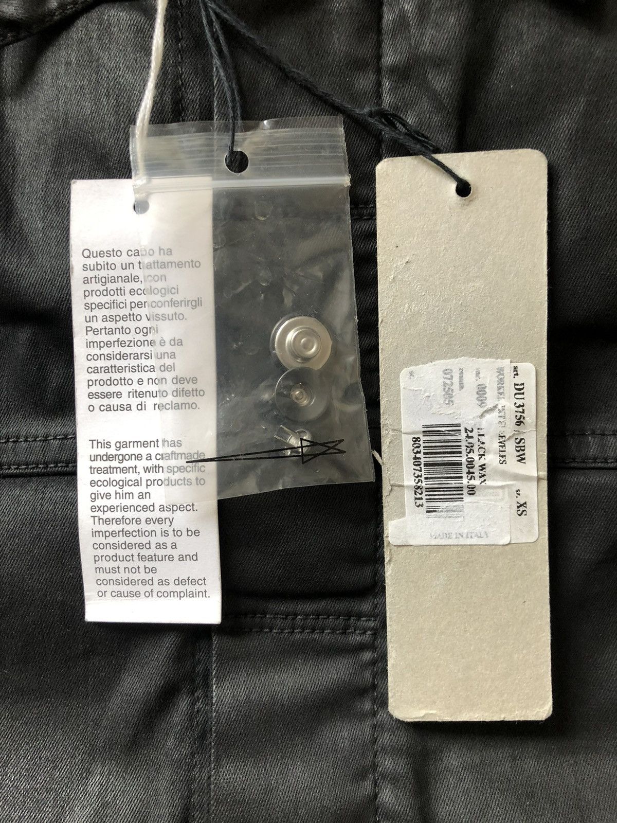 Rick Owens Drkshdw rick owens drkshdw worker denim waxed vest Size US XS / EU 42 / 0 - 4 Thumbnail