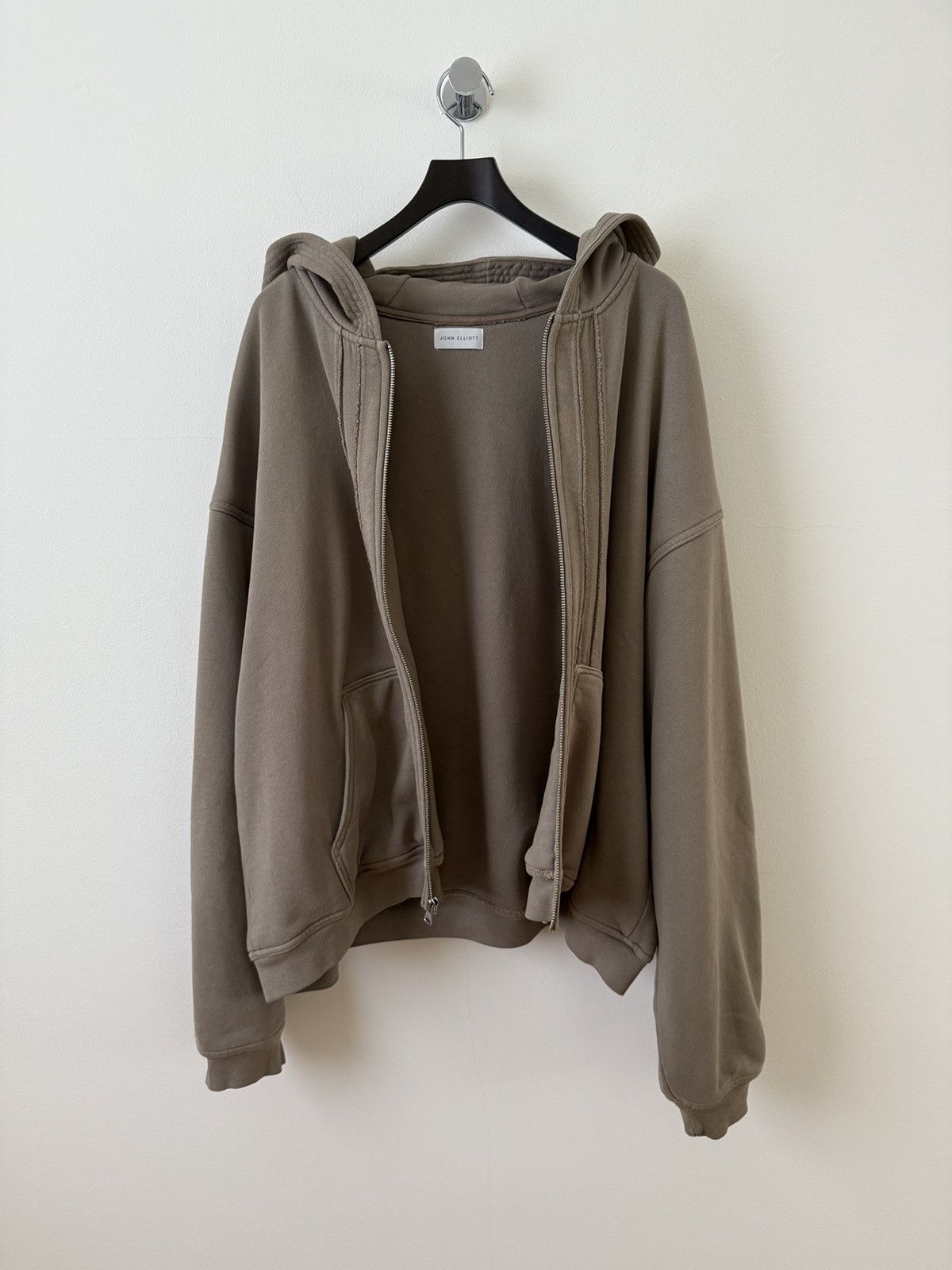 John Elliott Frame Zip Up Hoodie Size US L / EU 52-54 / 3 - 2 Thumbnail