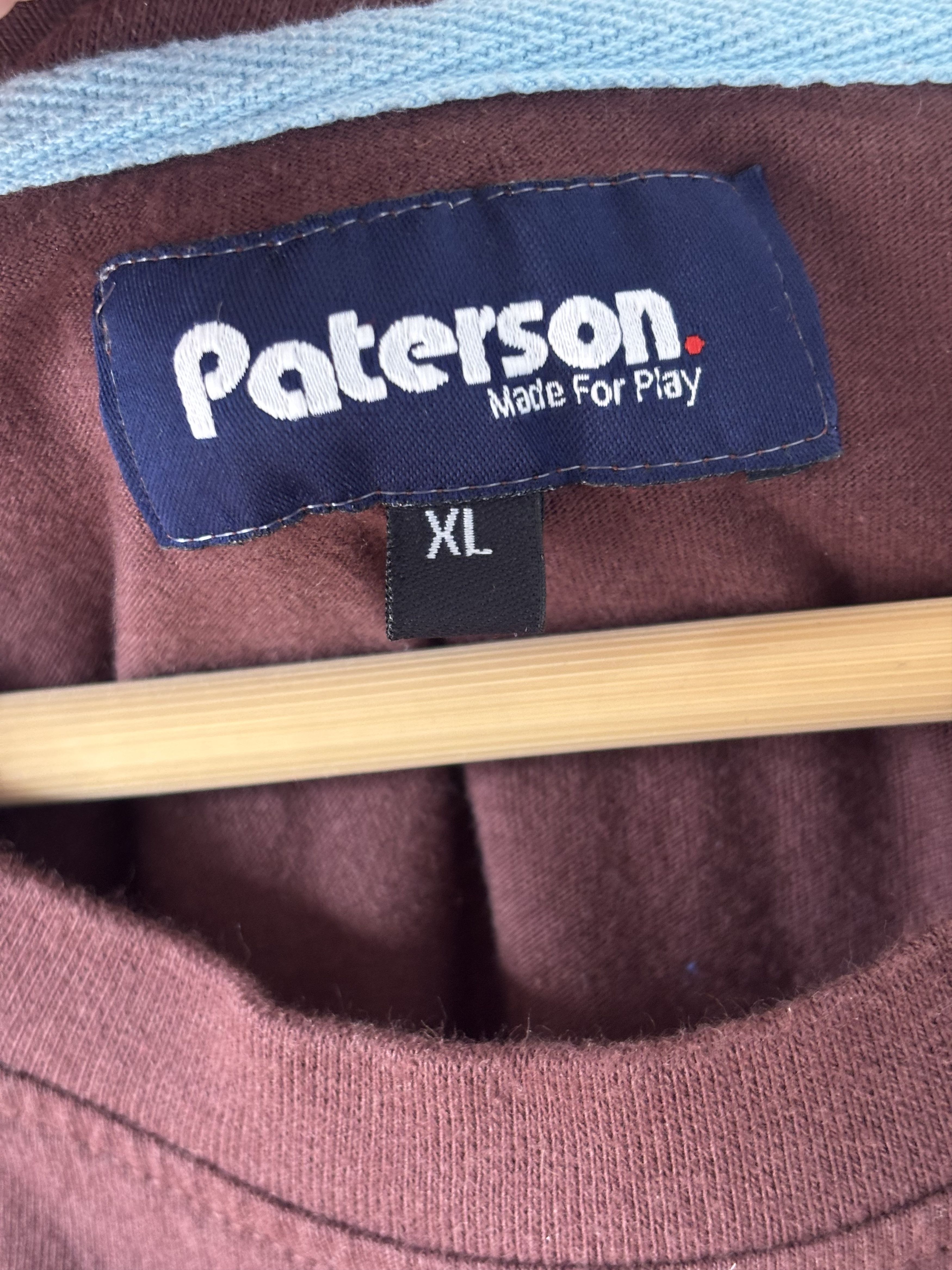 Paterson League Paterson Tennis Screenprint Tee Brown XL Size US XL / EU 56 / 4 - 4 Thumbnail