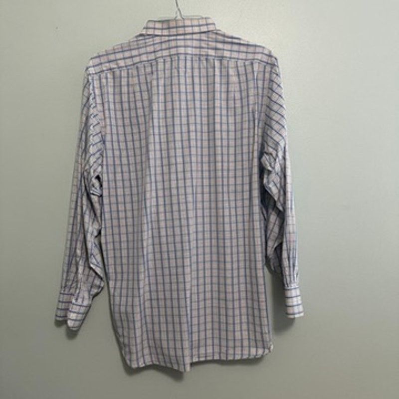 Ascot Chang Ascot Chang blue tatersall plaid button down size L Size US L / EU 52-54 / 3 - 3 Thumbnail