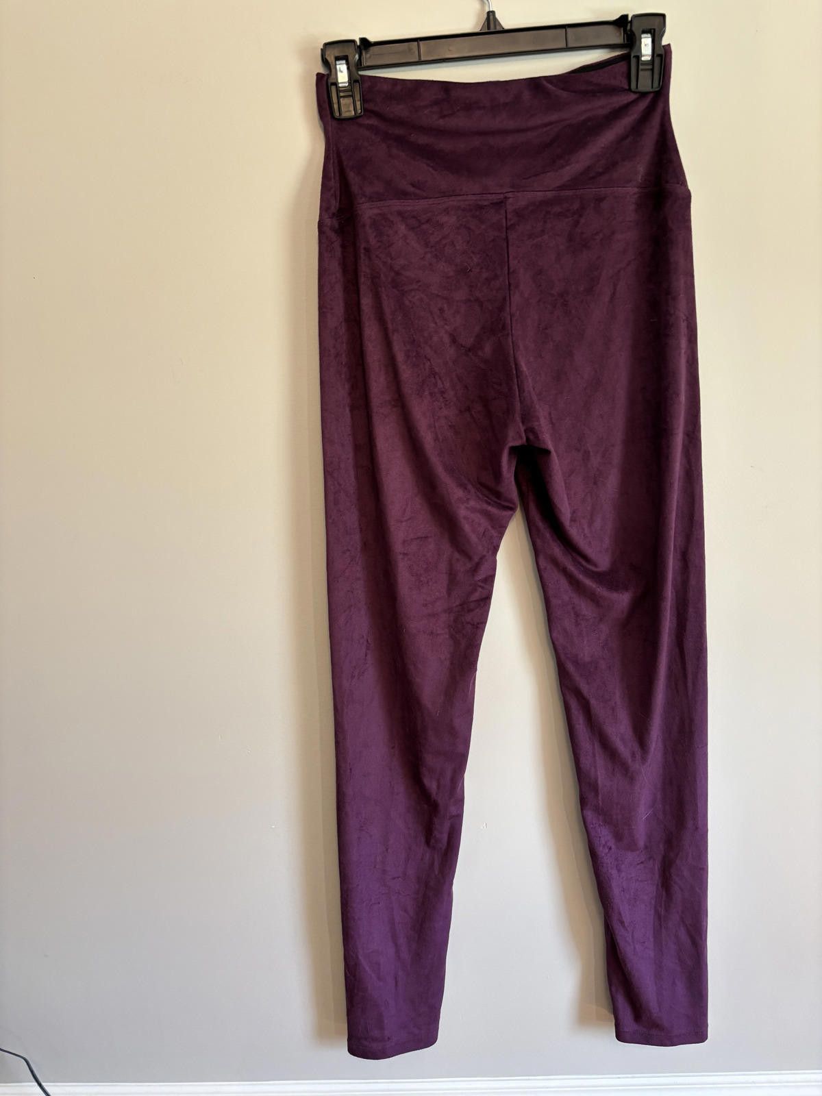 Other Retro High Waist Purple Leggings M Size 32" / US 10 / IT 46 - 3 Thumbnail