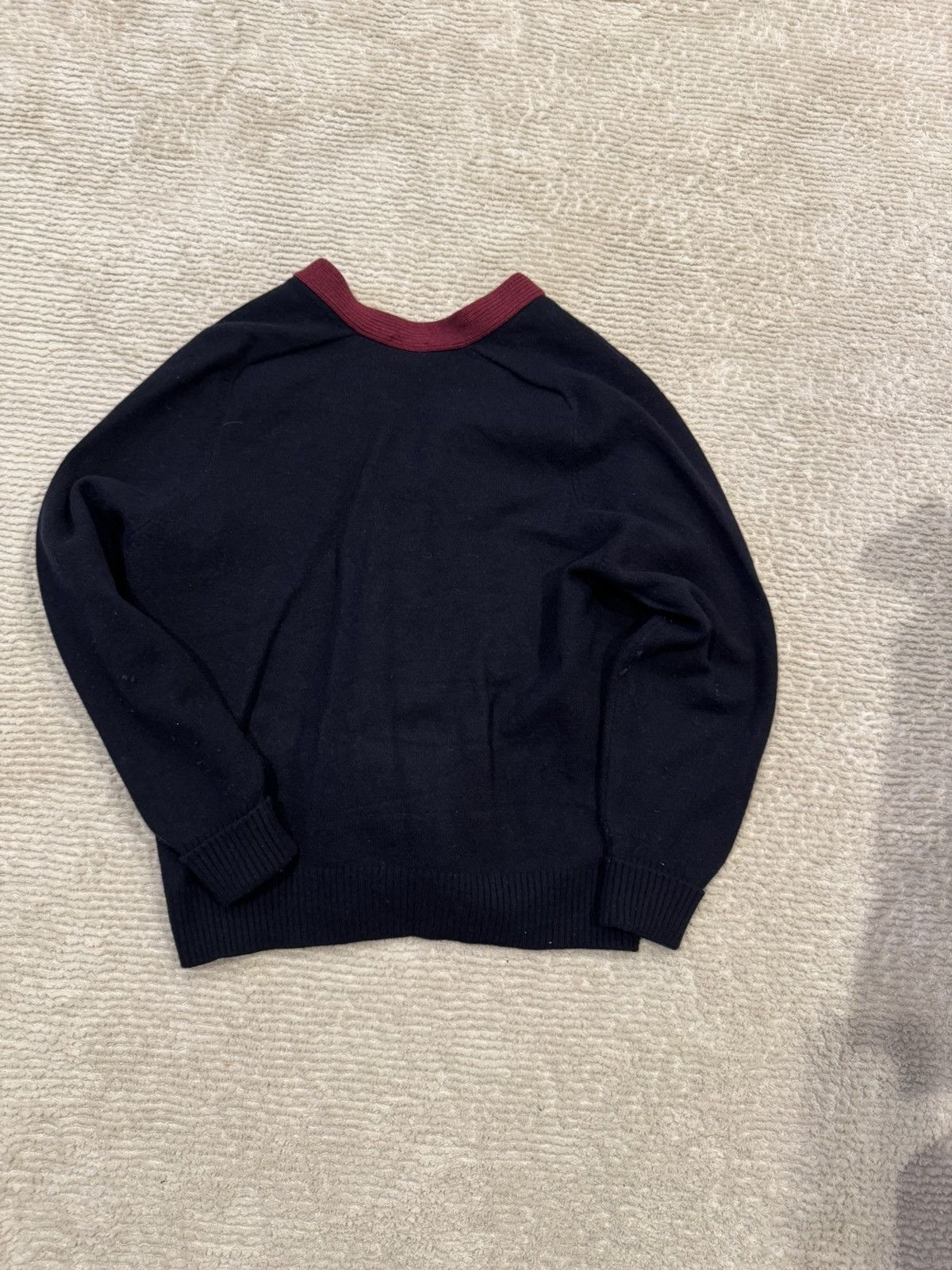 Lacoste Lacoste Heritage Golf Intarsia Knit Cardigan Size US M / EU 48-50 / 2 - 2 Thumbnail