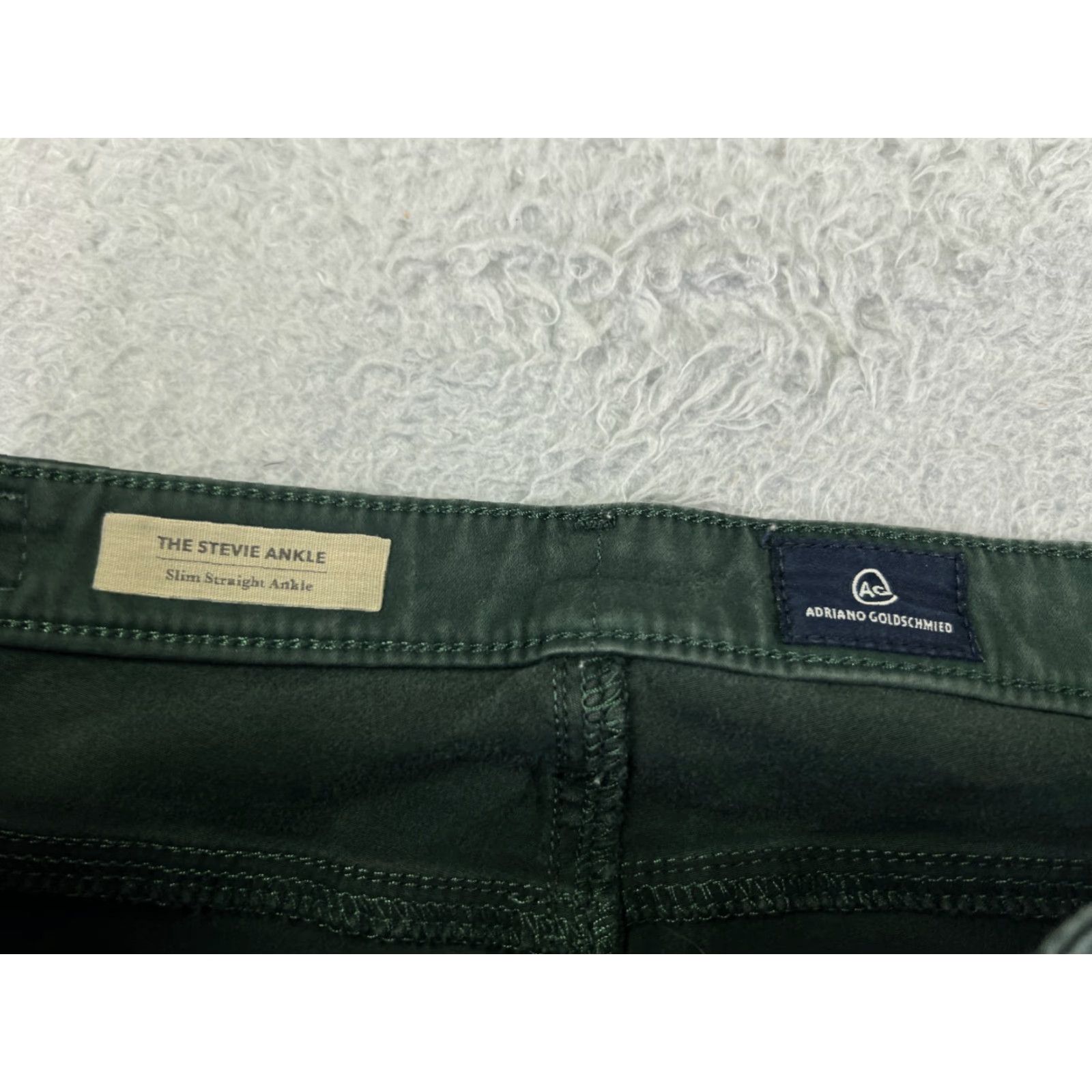 Anthropologie Anthropologie Paige Jeans Womens 27 Green Denim Skinny Cotton 26x31 Slim Retro Vintage? Size 27" / US 4 / IT 40 - 6 Thumbnail