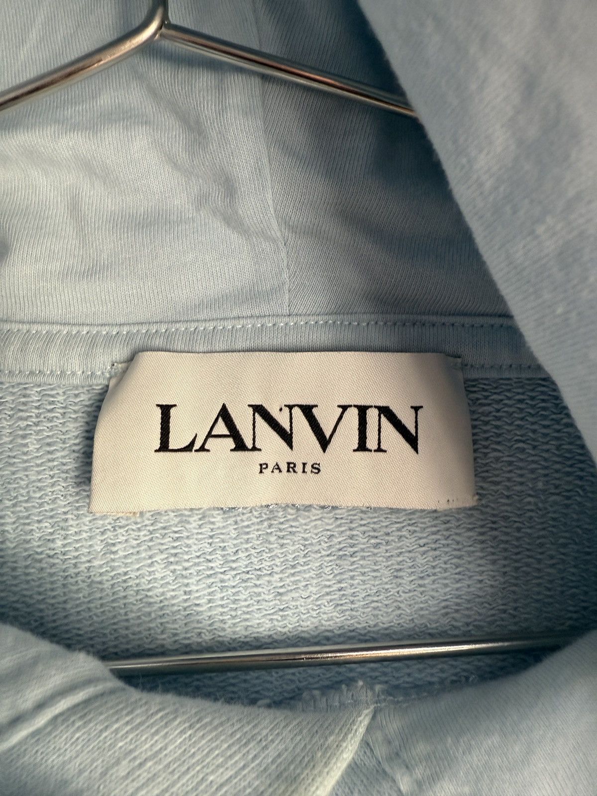 Lanvin Lanvin Blue Pull Over Hoodie Size US S / EU 44-46 / 1 - 5 Thumbnail