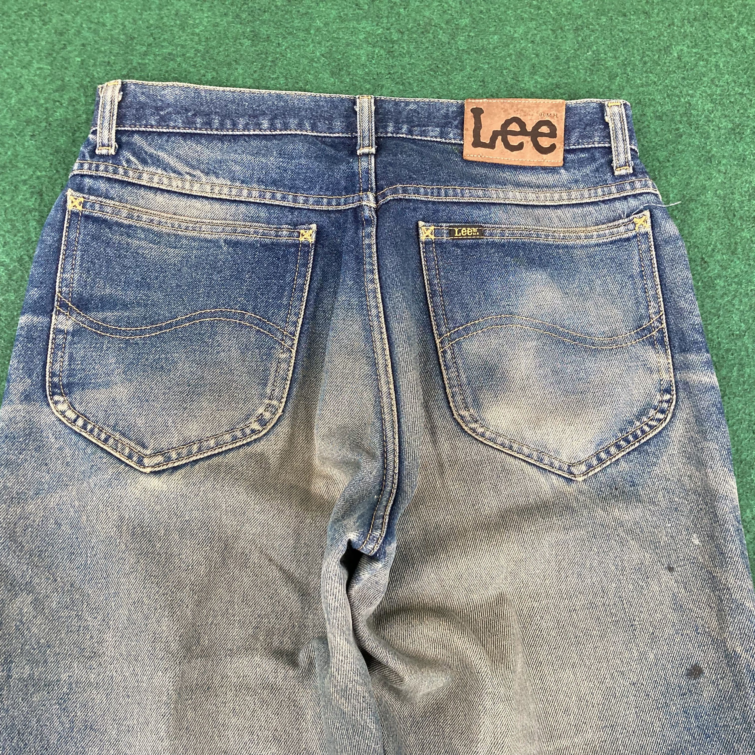 Lee Vintage Lee Faded Distressed Ripped Sz 30 Denim Jeans Size US 30 / EU 46 - 16 Thumbnail