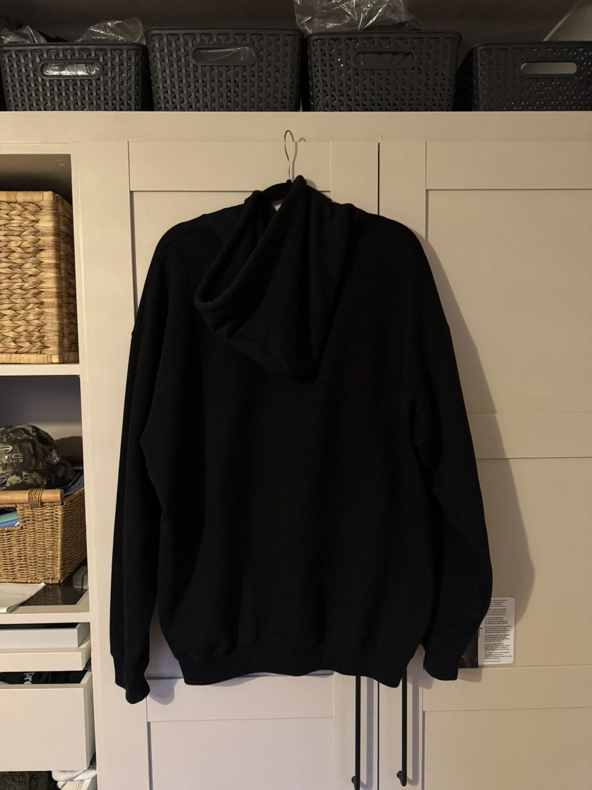 Balenciaga Balenciaga paris black hoodie Size US S / EU 44-46 / 1 - 2 Thumbnail
