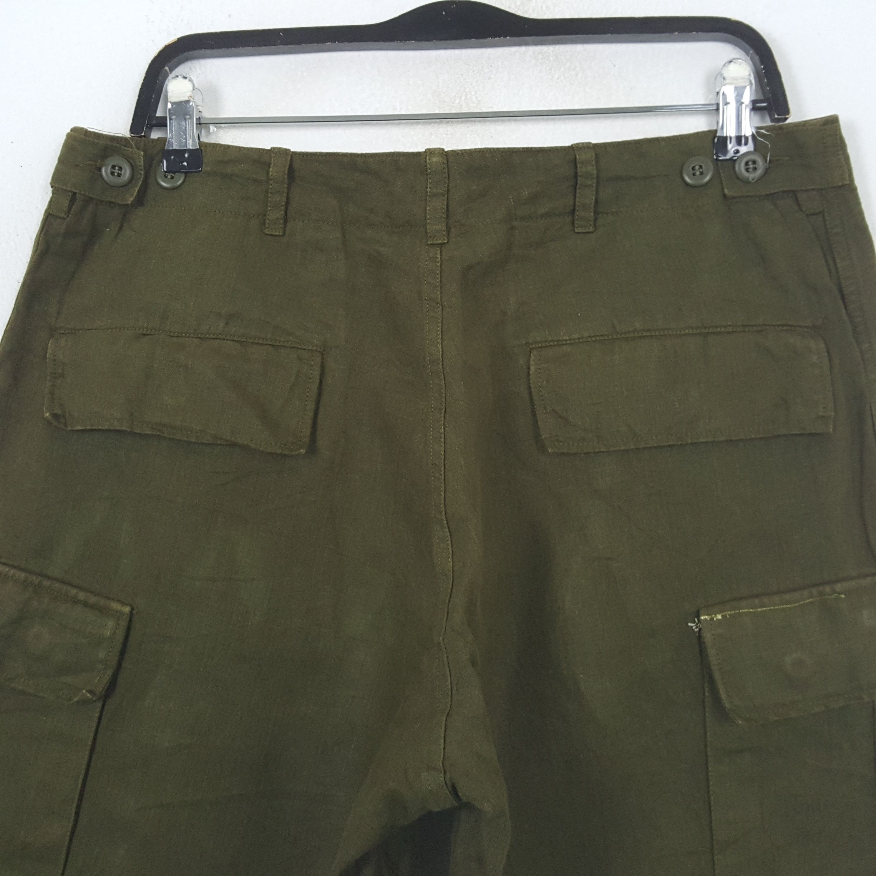 Vintage Honnete France Cargo Style Short Pants RR10 Size US 34 / EU 50 - 4 Thumbnail