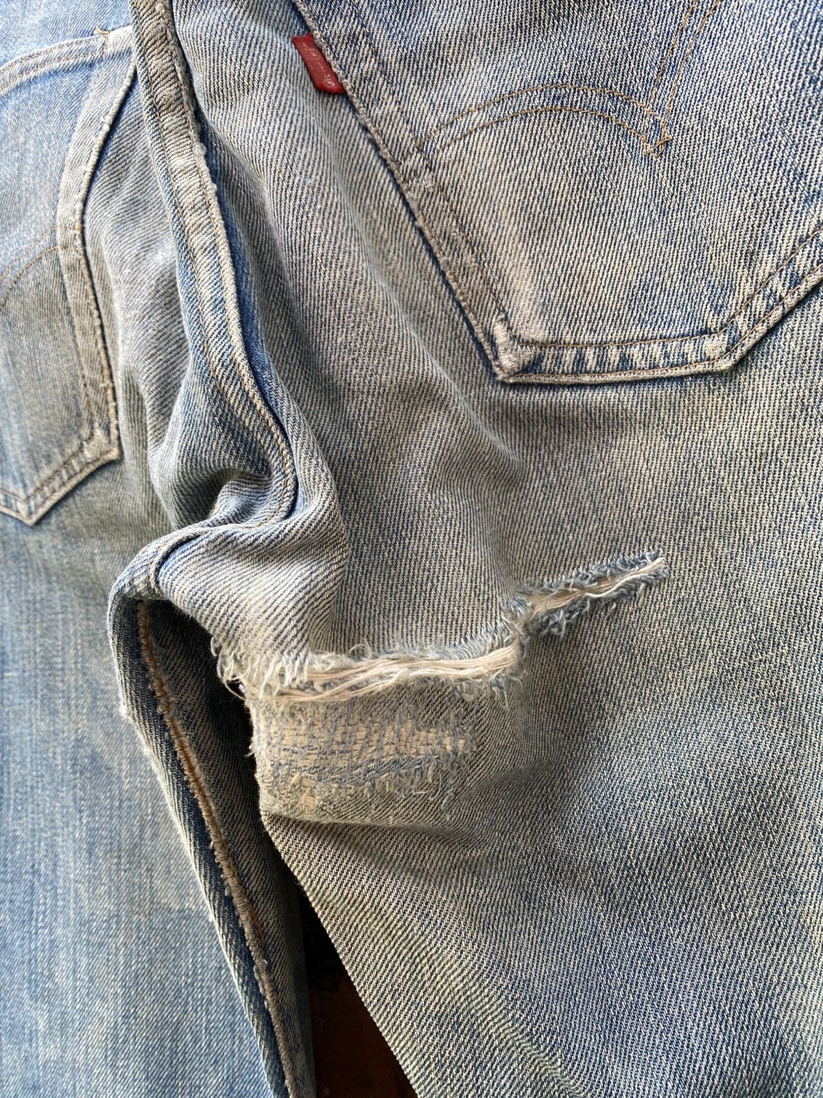 Levi's Vintage Clothing W31x30 Vintage levi's 501 redline distressed repaired USA #6 Size US 31 - 9 Thumbnail
