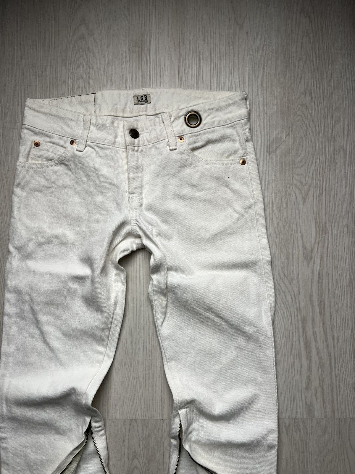 Le Grande Bleu (L.G.B.) L.G.B Chameleon Flared Zip Denim Size US 28 / EU 44 - 4 Thumbnail