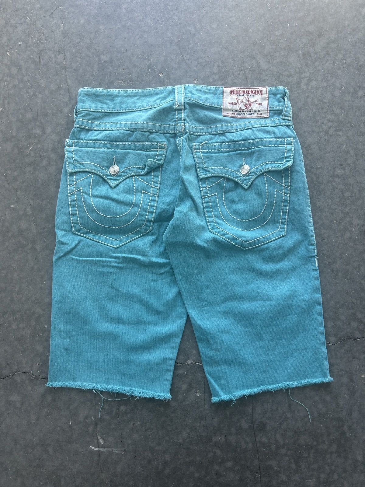 True Religion × Vintage Vintage Y2K True Religion Cut Off Shorts Size US 33 - 1 Thumbnail