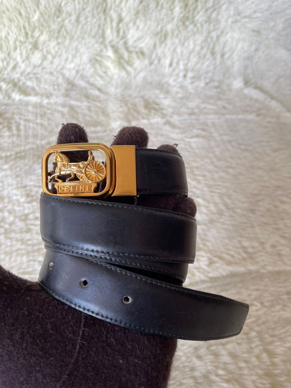 Celine × Designer × Vintage Celine Horse Carriage Leather  display picture 1