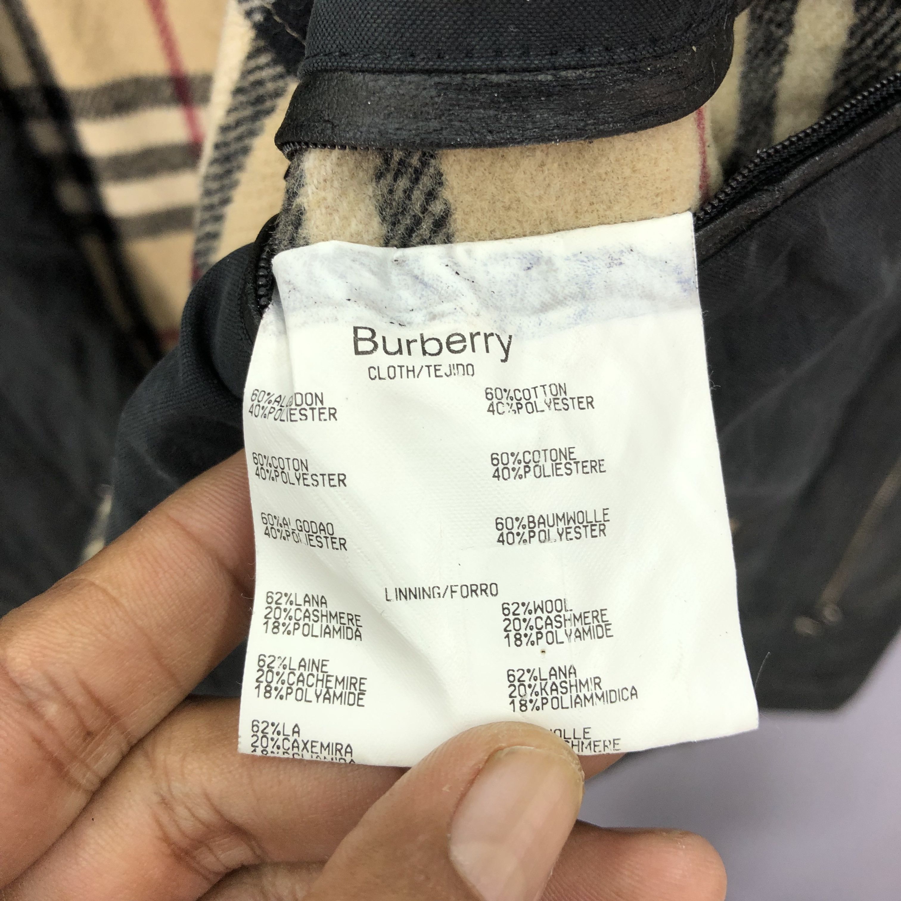 Burberry × Vintage Vintage Burberry Jacket Burberry's Checkered Chore Jacket Size US L / EU 52-54 / 3 - 6 Thumbnail