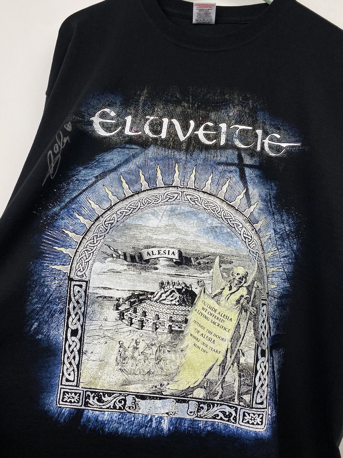 Band Tees Eluveicie Alesia Y2K T Shirt Tee Children Of Bodom Wintersun Size US XL / EU 56 / 4 - 2 Thumbnail