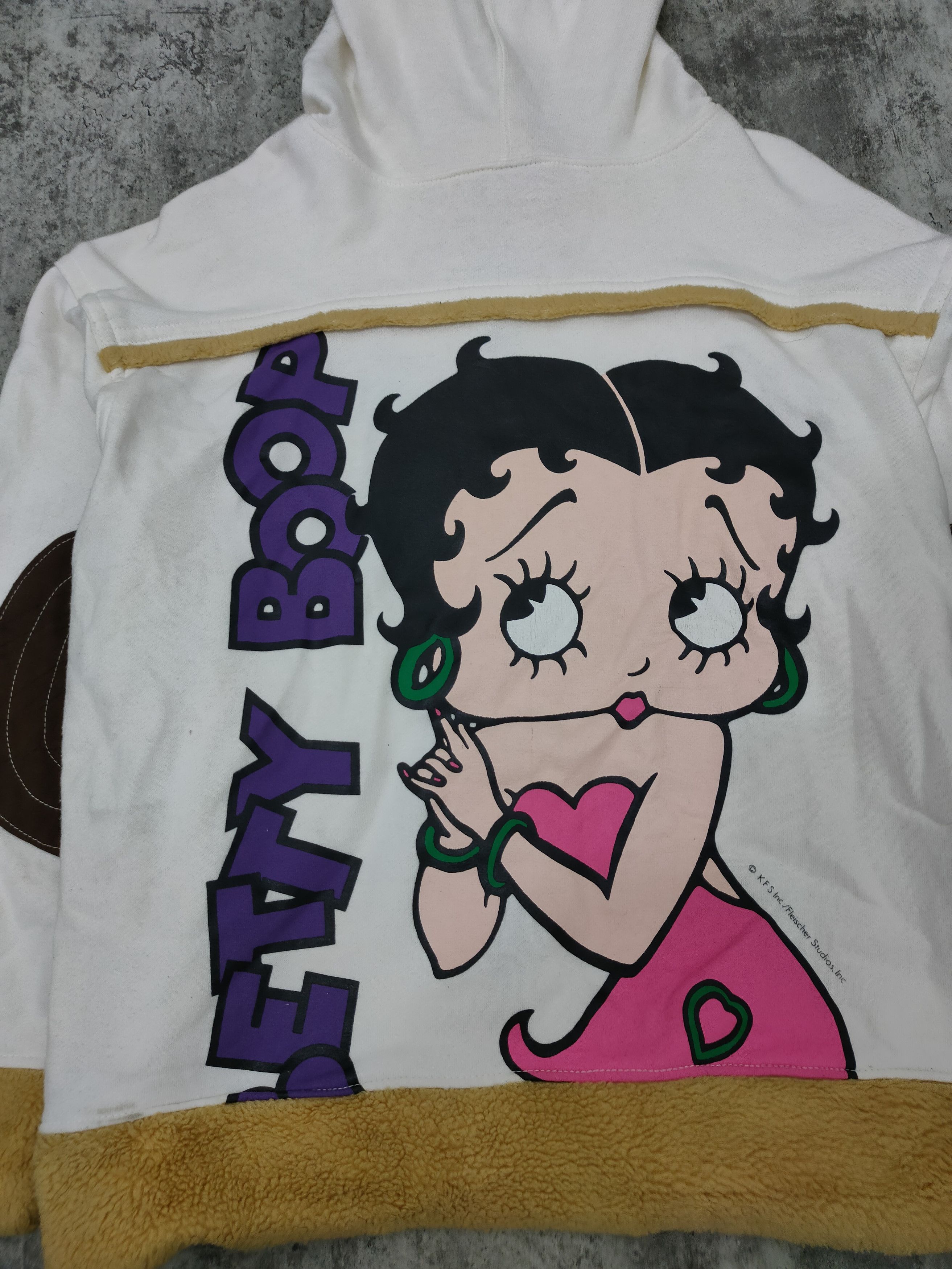 Cartoon Network × Japanese Brand × Vintage Vintage Betty Boop by Fleischer Studio Inc Zip hoodie Size US L / EU 52-54 / 3 - 6 Thumbnail