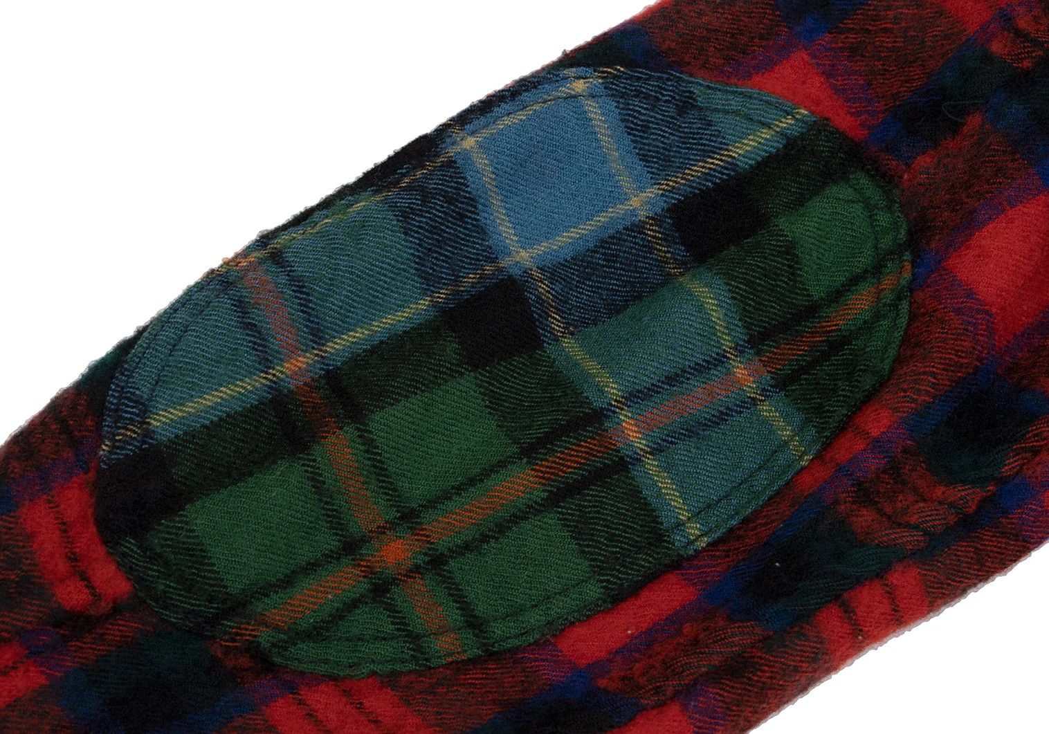 Junya Watanabe Wool Crazy Check Flannel Shirt in Red and Green S Size US S / EU 44-46 / 1 - 13 Thumbnail