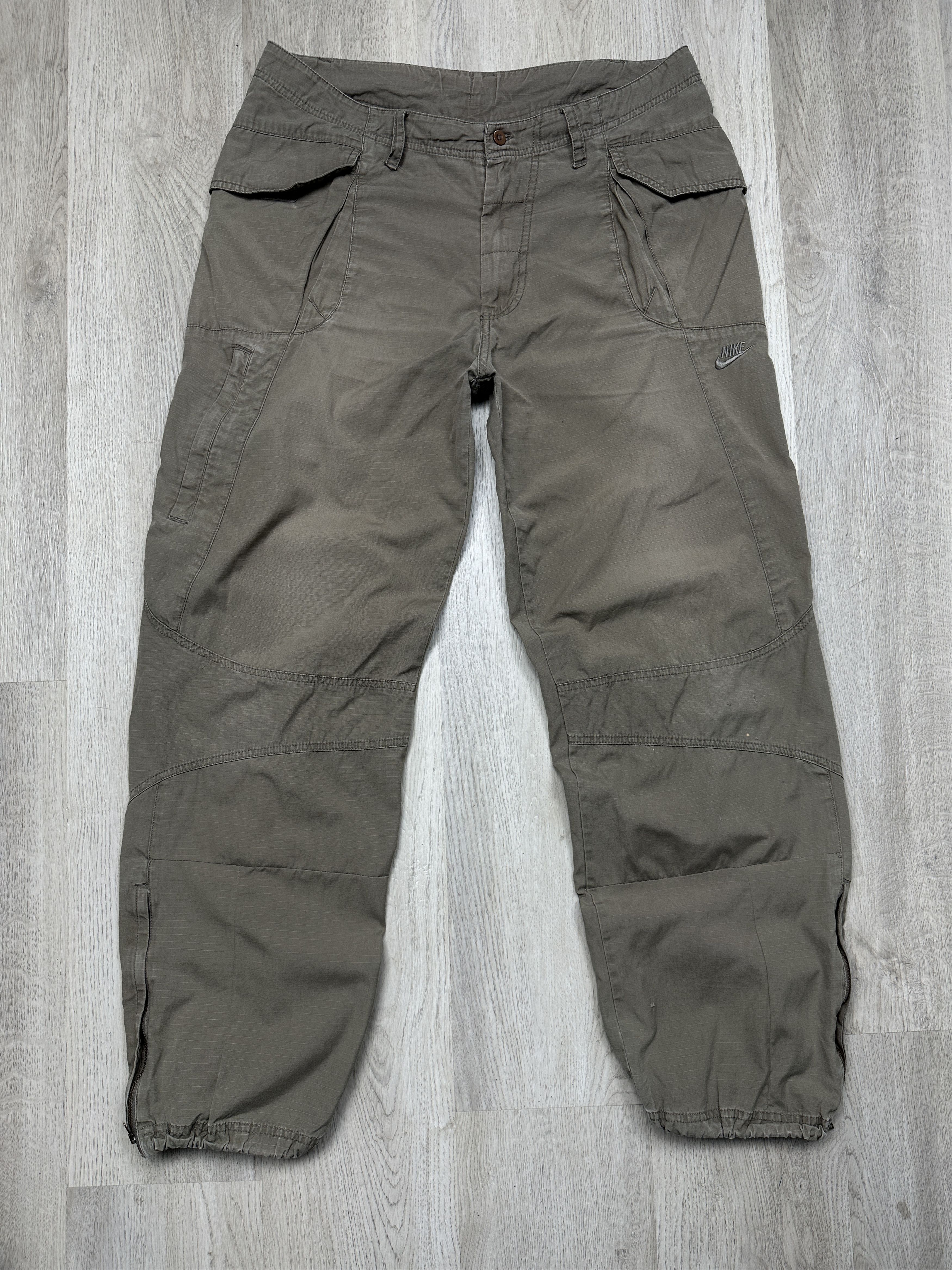 Nike Nike Vintage Mens Cargo Pants Y2K Sun faded Size US 34 / EU 50 - 1 Thumbnail