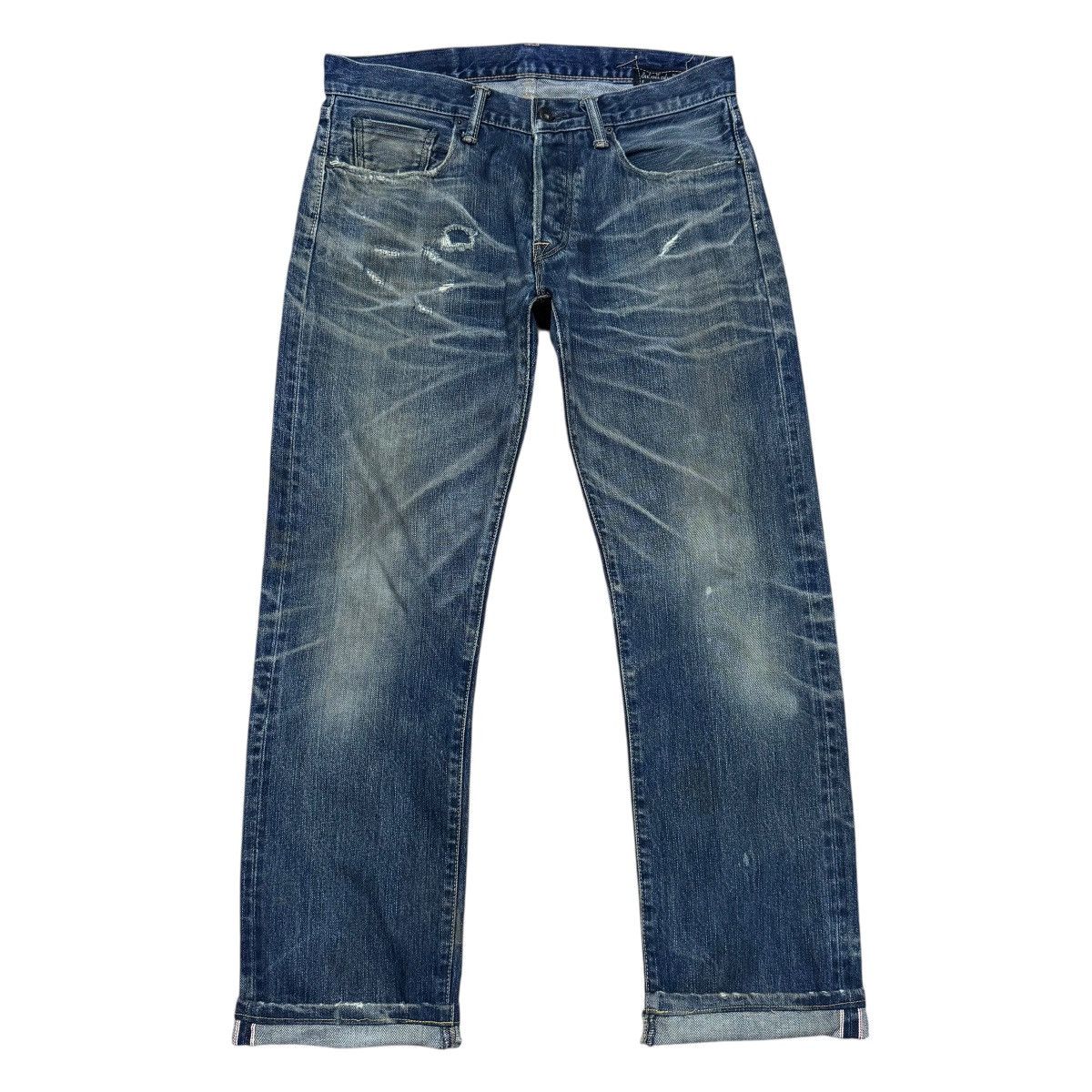 KURO Kuro Distressed Denim Selvedge Jeans Size US 32 / EU 48 - 1 Thumbnail