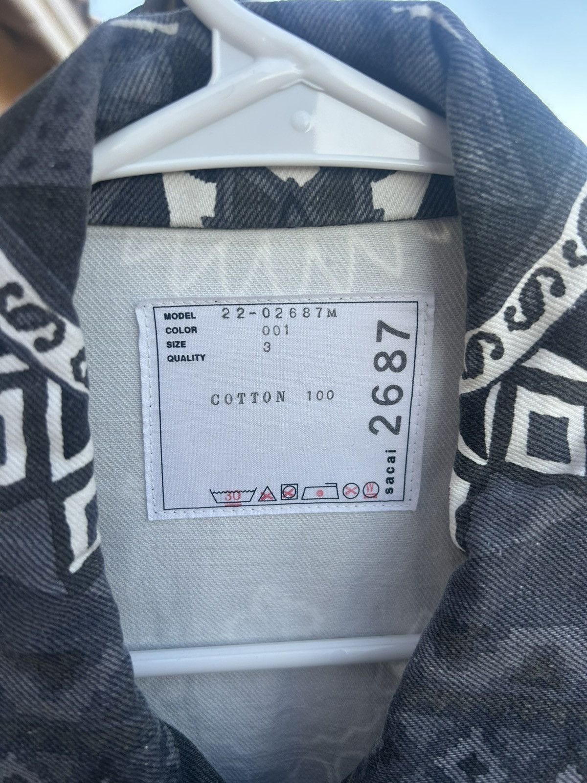 Sacai Sacai bandana jacket Size US XL / EU 56 / 4 - 2 Thumbnail