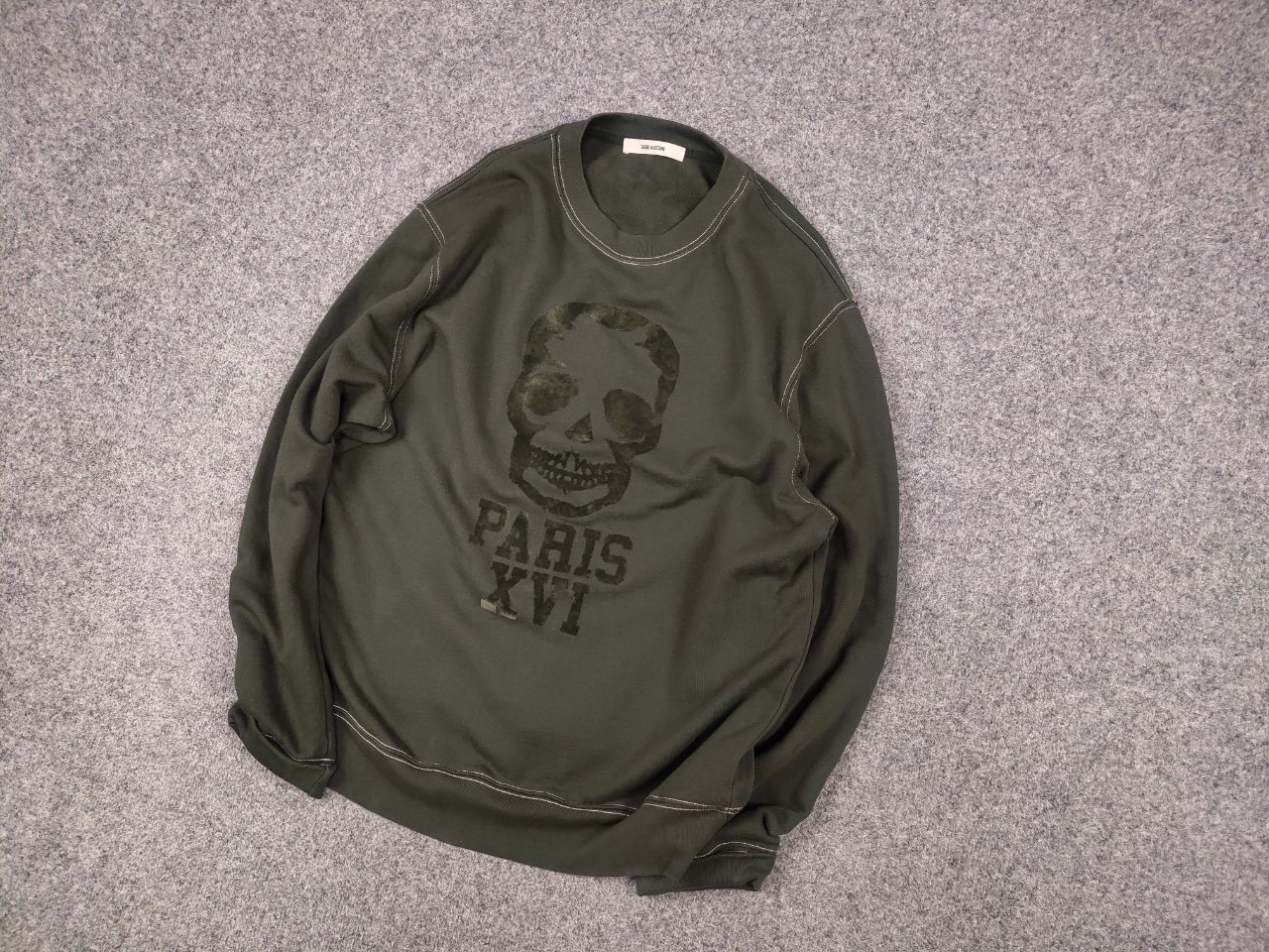 Zadig & Voltaire Zadig & Voltaire Design simba skull Logo Khaki Sweatshirt Size US M / EU 48-50 / 2 - 4 Thumbnail