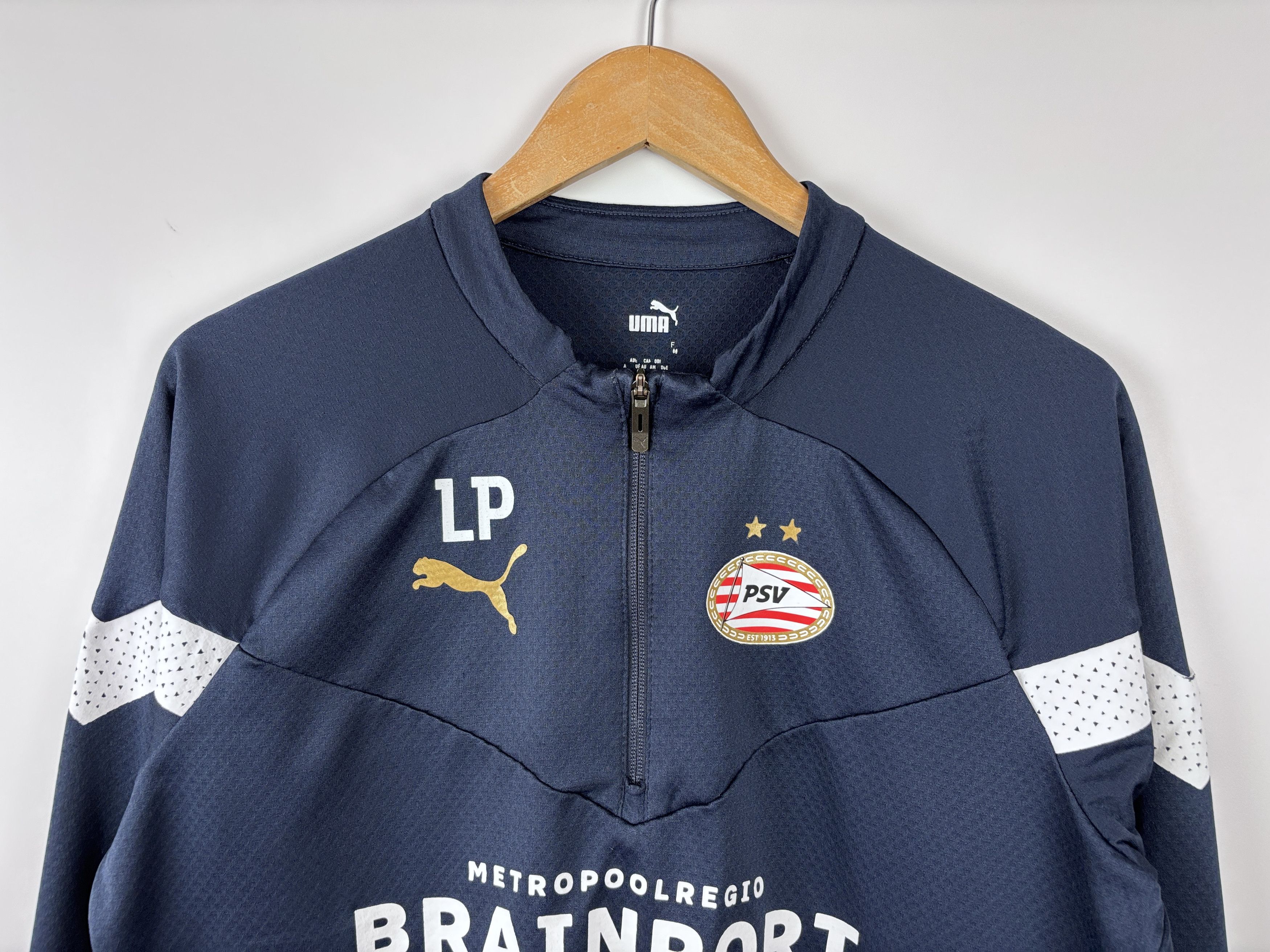 Other PSV Eindhoven Puma Training Football Sweatshirt Jacket ~M Size US M / EU 48-50 / 2 - 2 Thumbnail