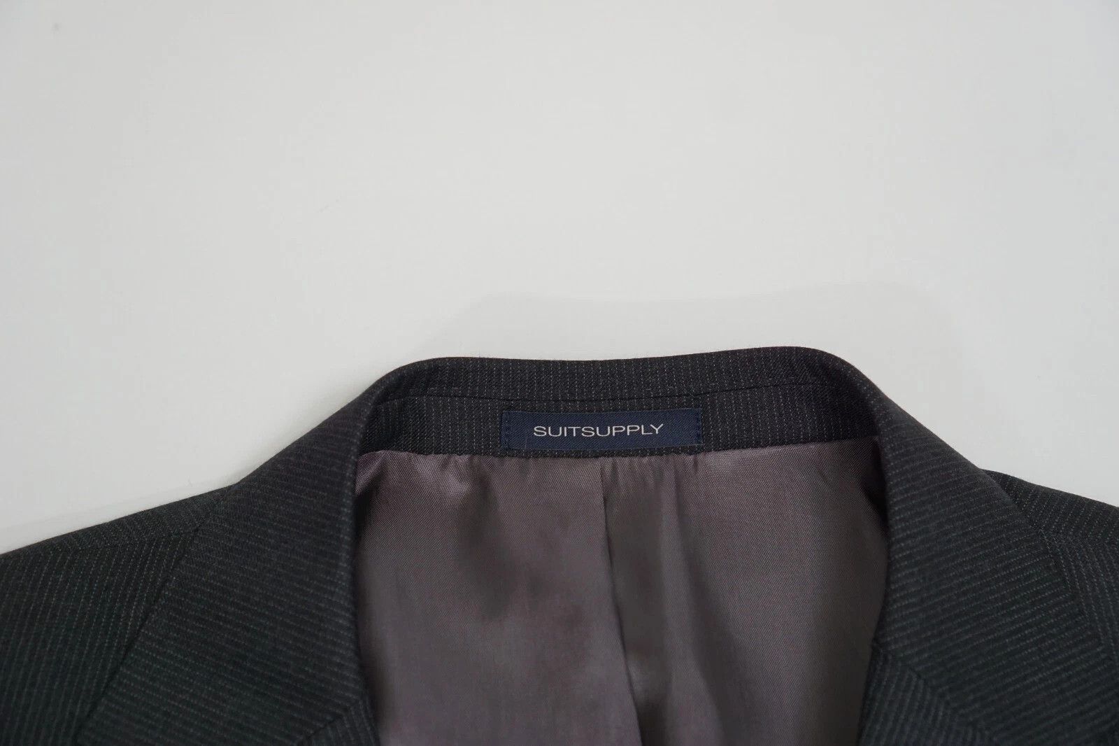 Suitsupply Men Suitsupply Blazer Napoli Grey Pure Wool S110 UK/US44 Size 44R - 3 Thumbnail
