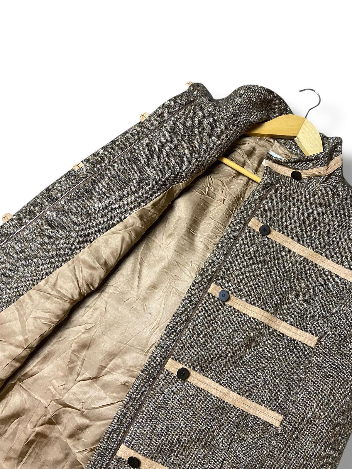 Japanese Brand × Vintage LINEAR Brand Nylon Cupra Buttoned Jacket (127) Size US XXS / EU 40 - 3 Thumbnail