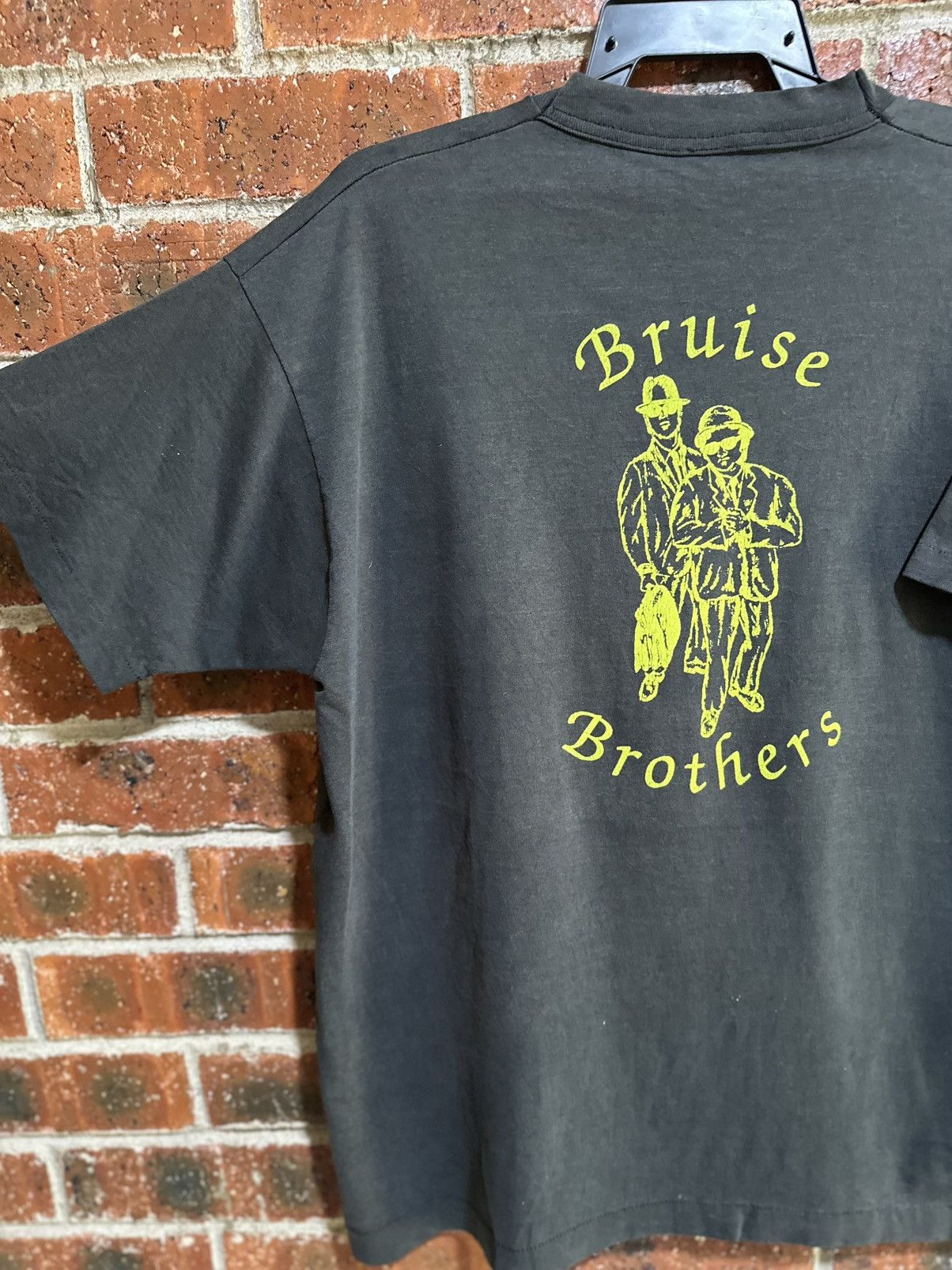 WWE Vintage Bruise Brothers Faded Tee Size US XL / EU 56 / 4 - 7 Thumbnail