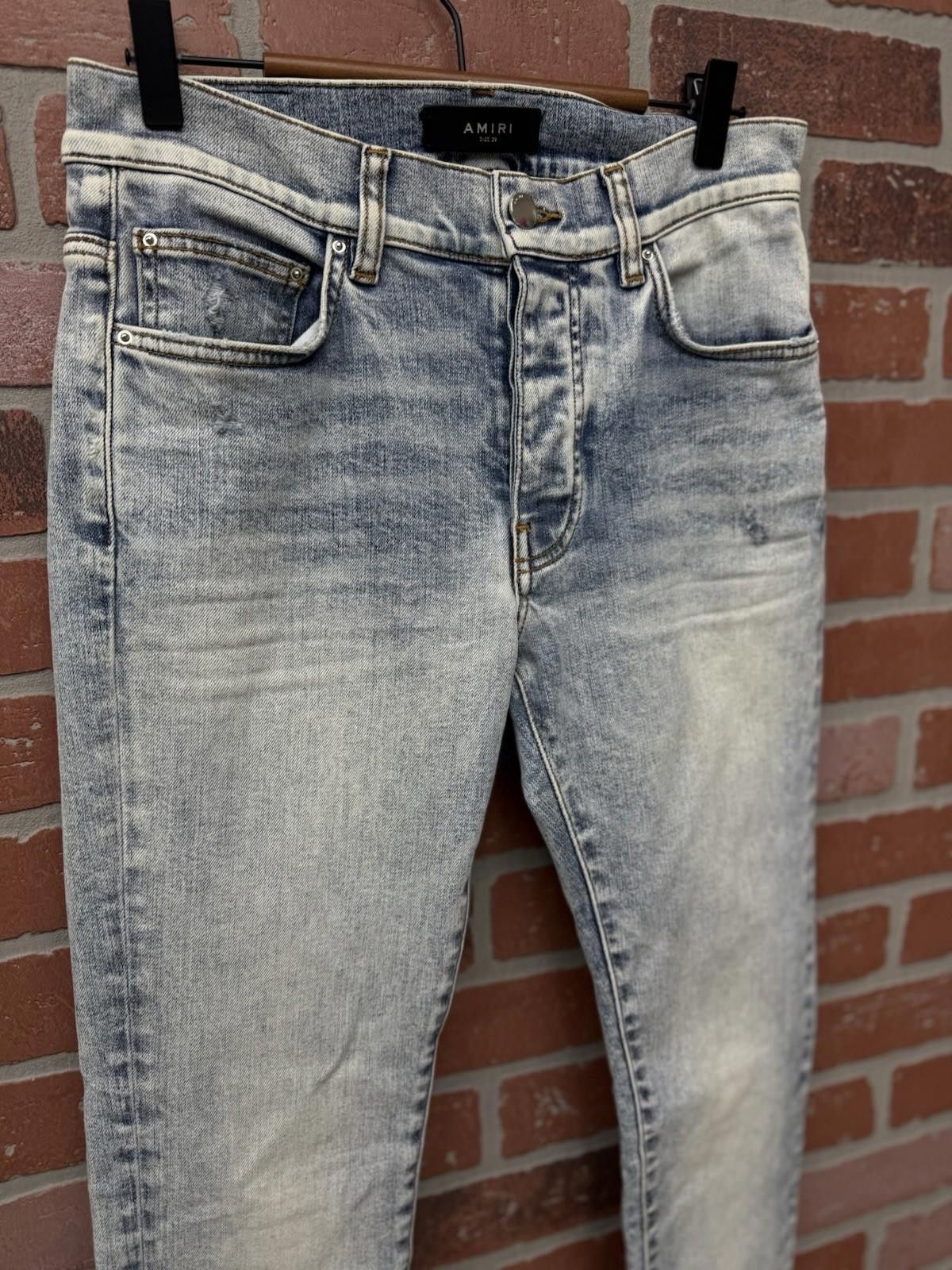 Amiri Amiri Blue Regular Jeans Size 29 Skinny (NEW) 100% Authentic Size US 29 - 12 Thumbnail