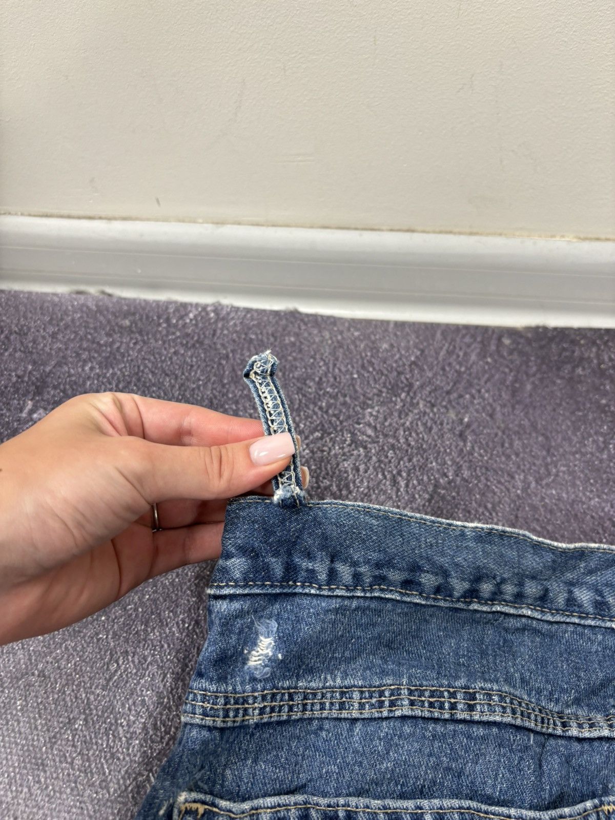 Dickies Vintage Dickies Relaxed Fit USA Blue Work Denim Baggy Jeans Size US 44 / EU 60 - 6 Thumbnail