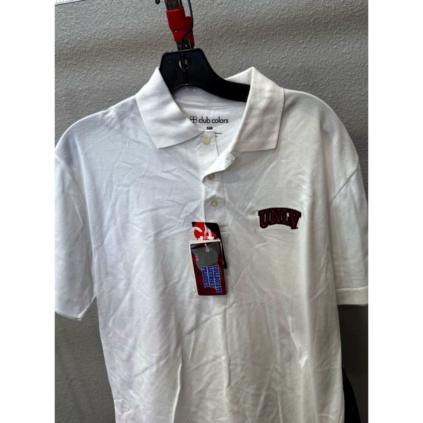 Vintage UNLV Rebels Licensed POLO SHIRT NWT Small S Adult Mens Size US S / EU 44-46 / 1 - 4 Thumbnail