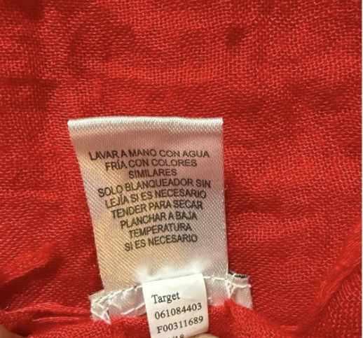Other A New Day Red Lightweight Fringe Scarf / Wrap – 44” x 81” Size ONE SIZE - 4 Thumbnail