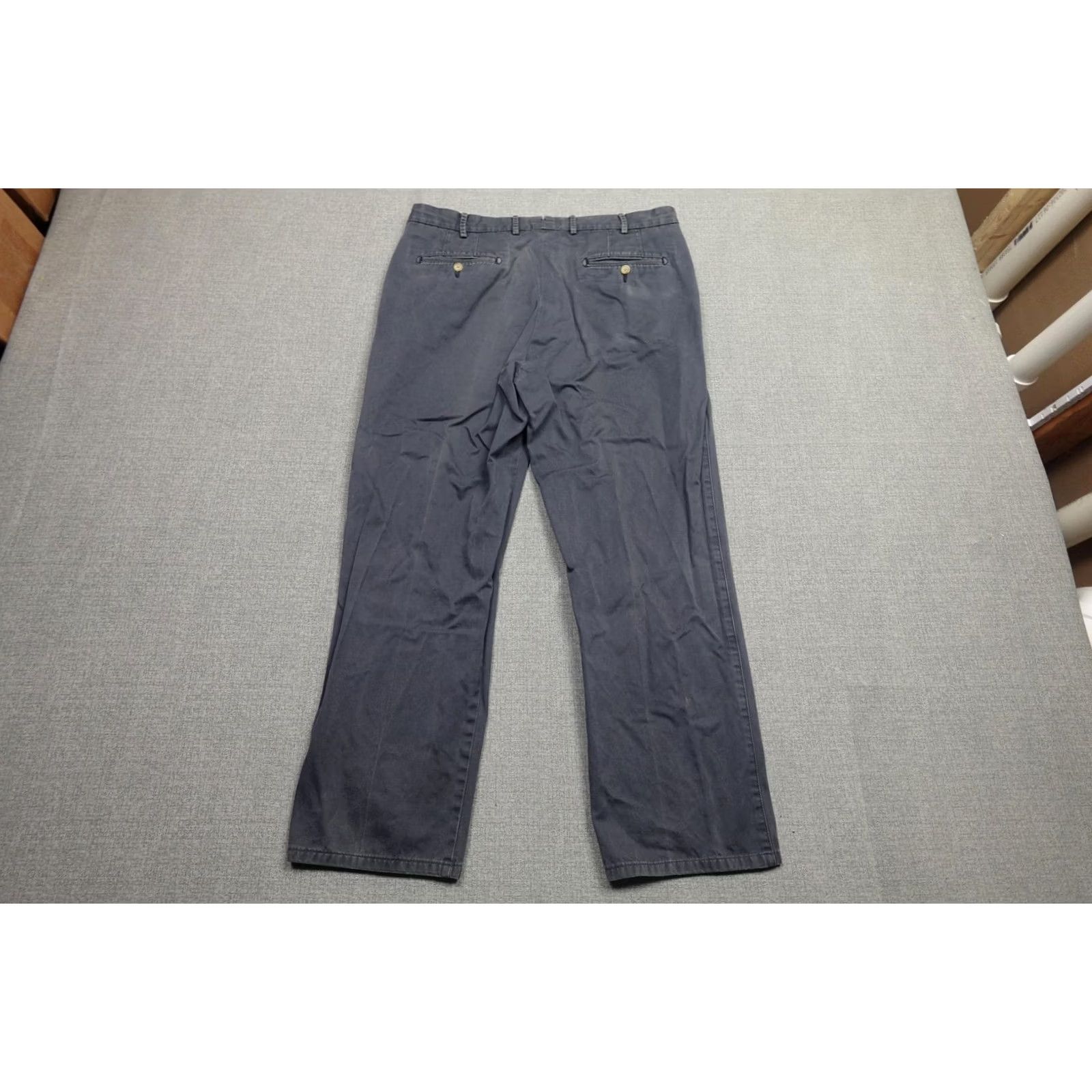 Peter Millar Peter Millar Chino Pants Mens 36x30 Blue Pima Cotton Straight Golf Preppy Size US 36 / EU 52 - 3 Thumbnail