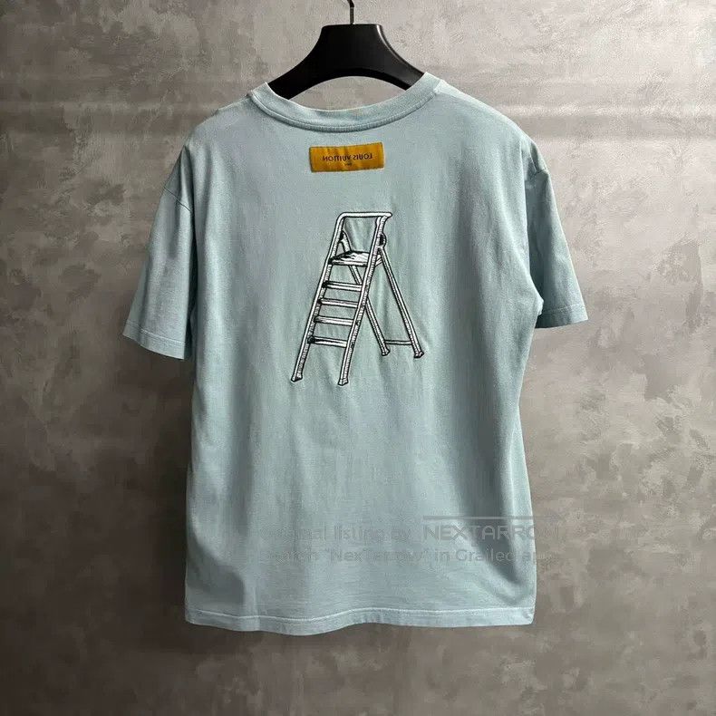 Louis Vuitton Louis Vuitton Blue tool graphic embroidered short sleeve T Size US L / EU 52-54 / 3 - 5 Thumbnail
