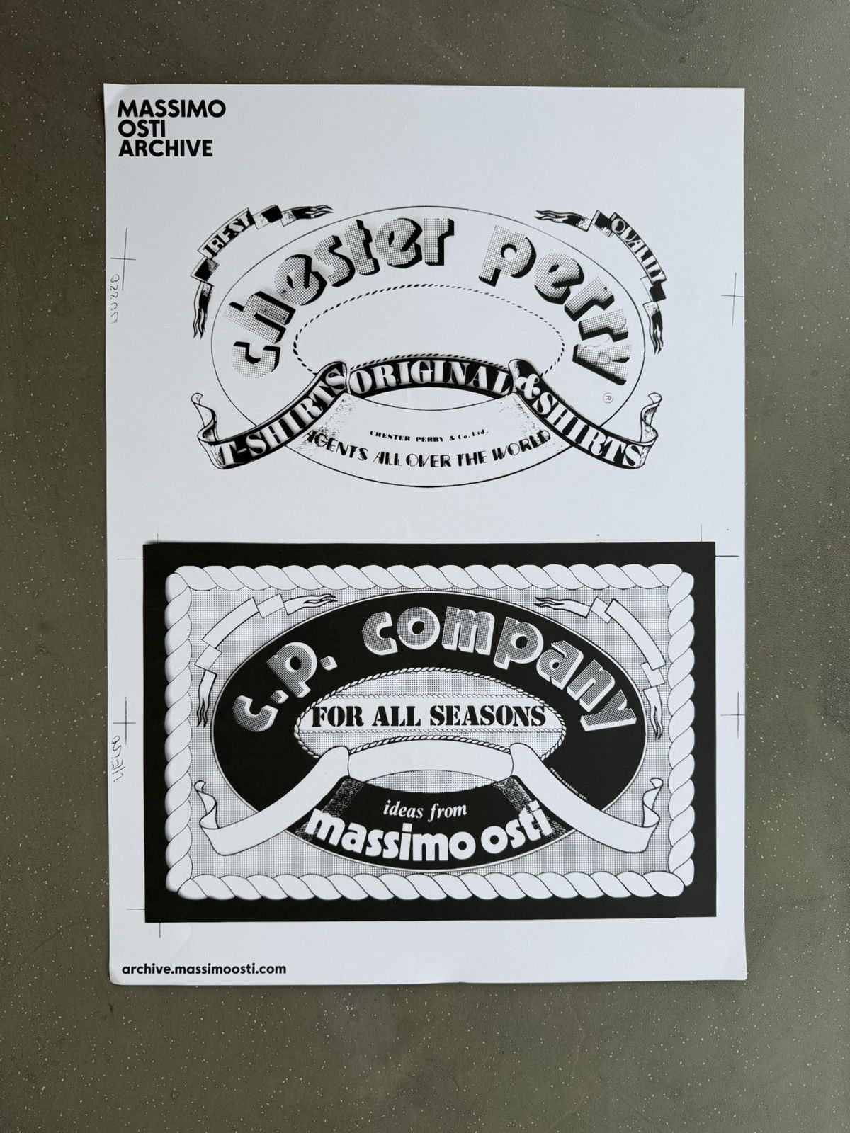 Massimo Osti Massimo Osti Archive Poster Size ONE SIZE - 1 Thumbnail