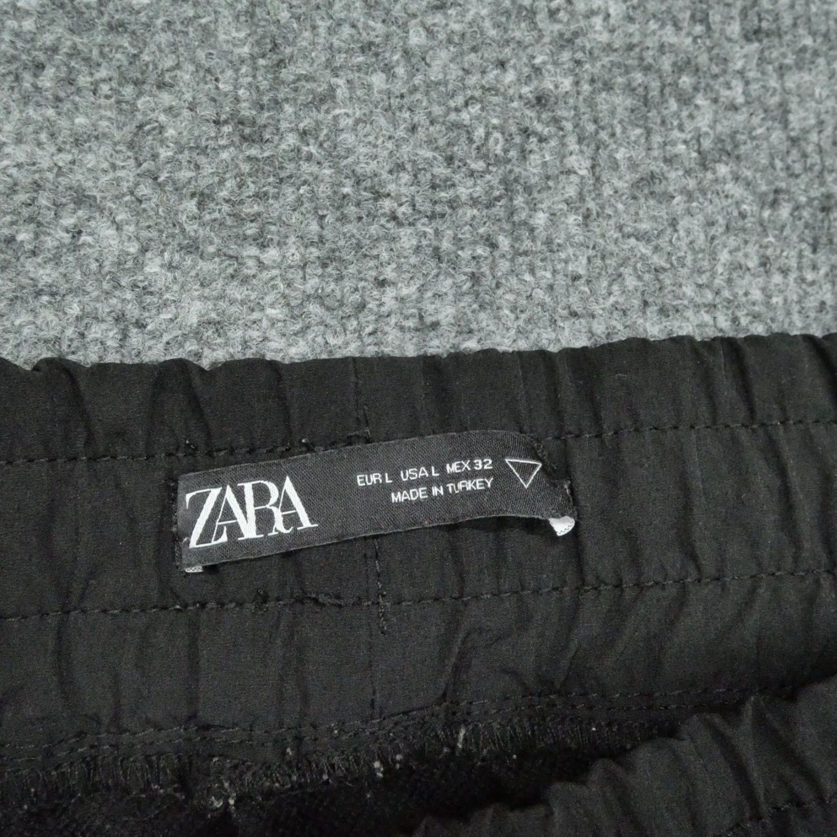 Zara Zara Pants Womens Large Black Cargo Cropped Joggers Size 36" / US 14 / IT 50 - 5 Thumbnail