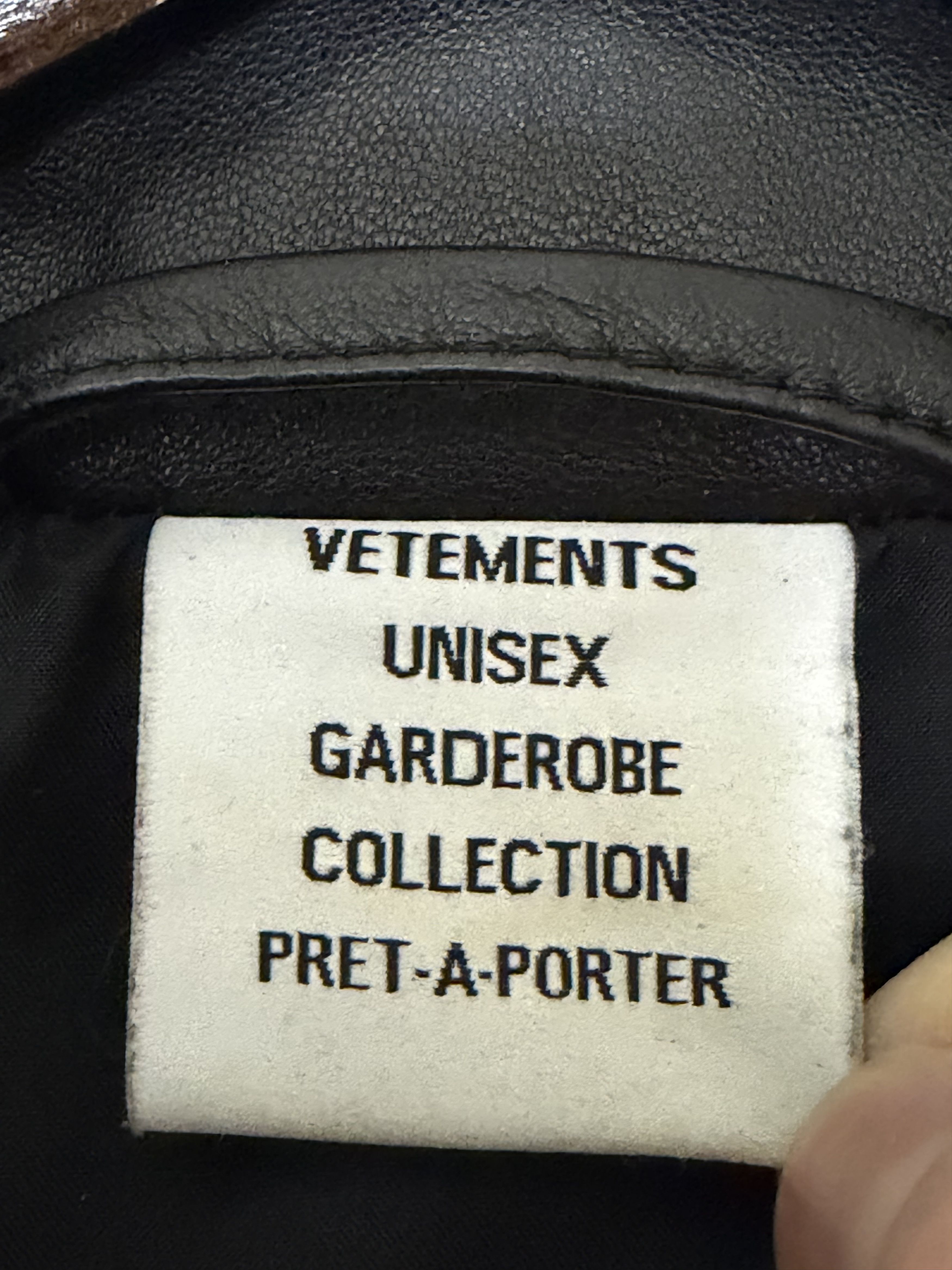 Vetements Vetements Leather Down Puffer Jacket Size US M / EU 48-50 / 2 - 12 Thumbnail