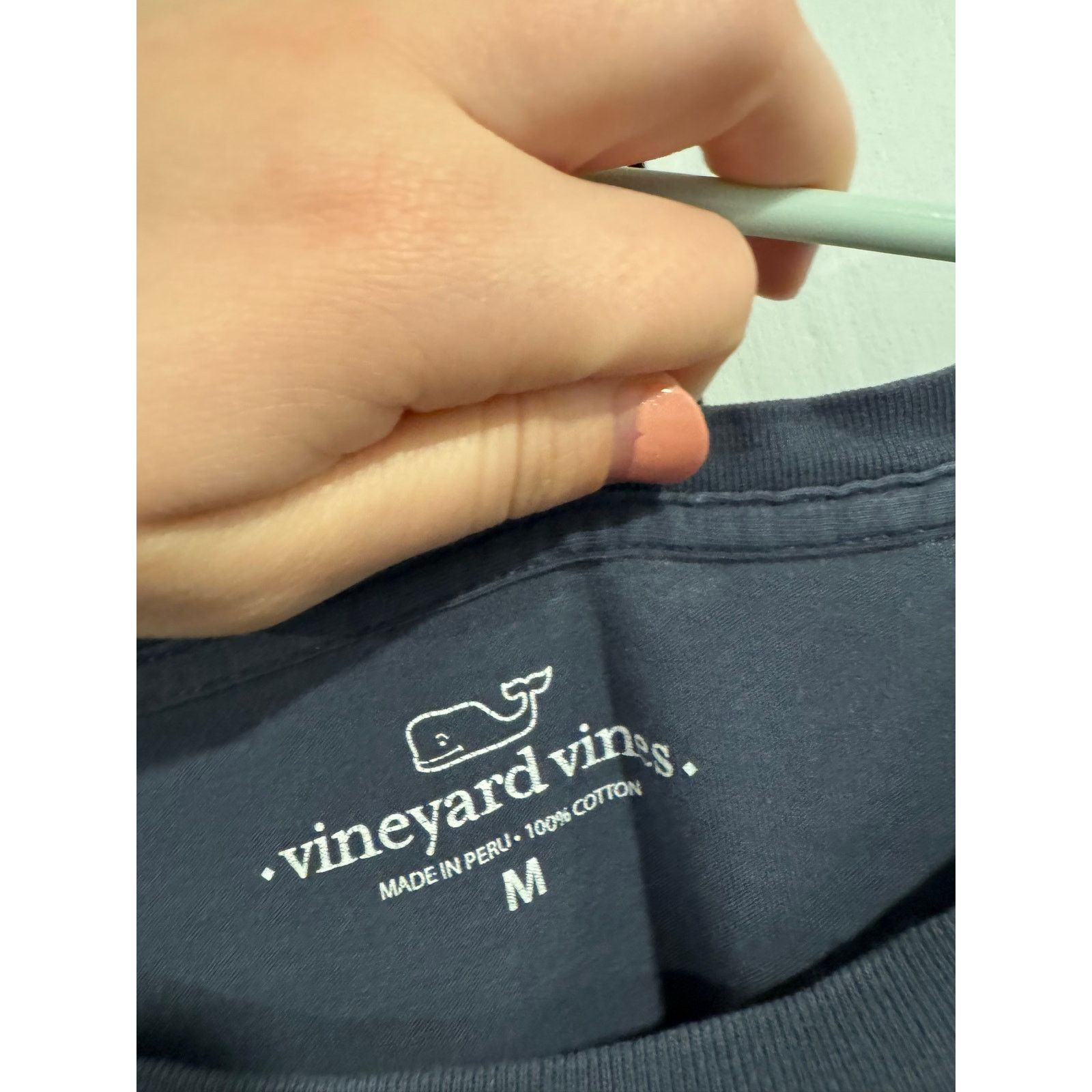 Vineyard Vines Vineyard Vines Long Sleeve Tshirt- Navy Blue- Size Medium Size M / US 6-8 / IT 42-44 - 3 Thumbnail