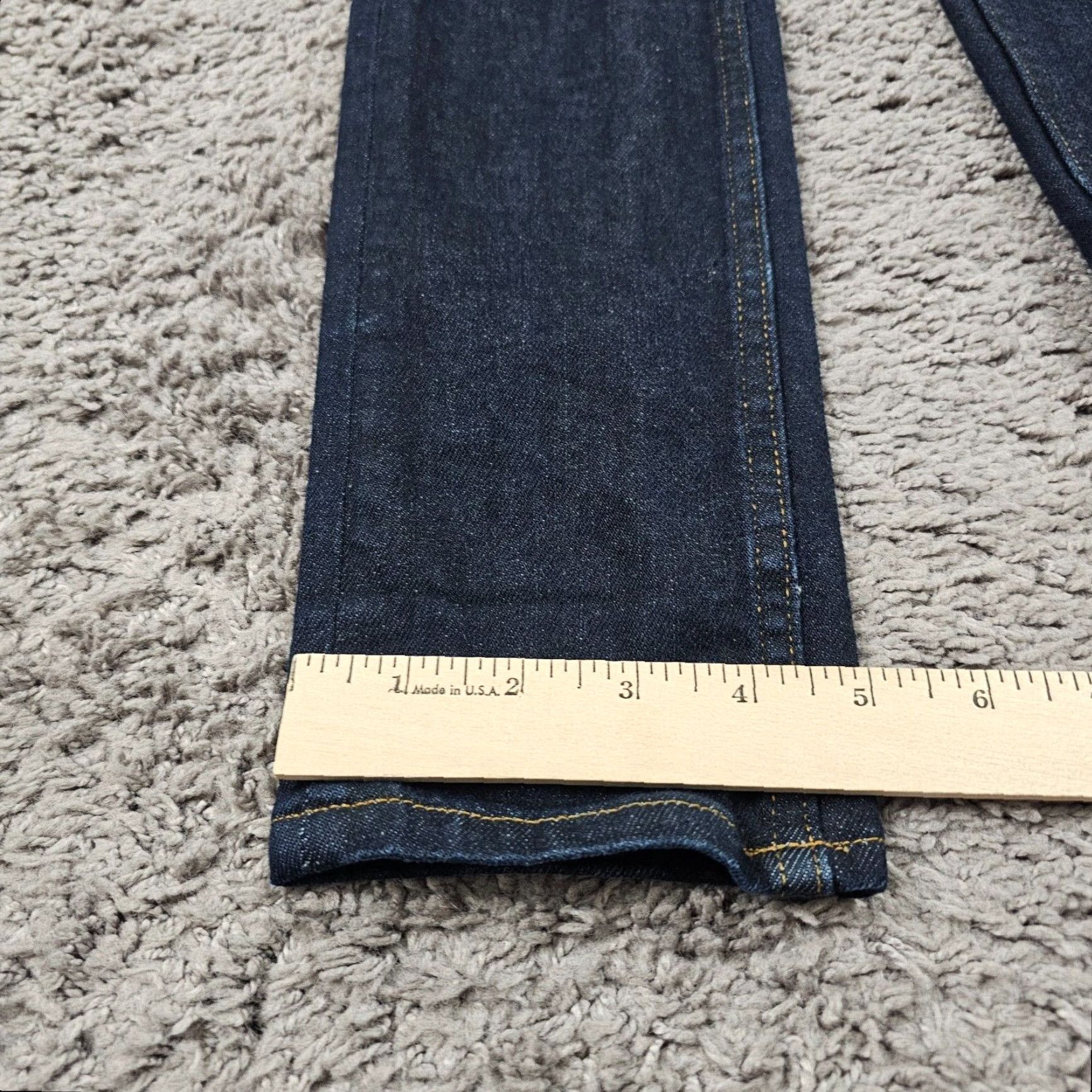 Allsaints VINTAGE AllSaints Womens Jeans Skinny Low Rise 0 Dark Wash Blue Stretch Denim Inseam 30 inches Girls Size 25" / US 0 / IT 36 - 7 Thumbnail