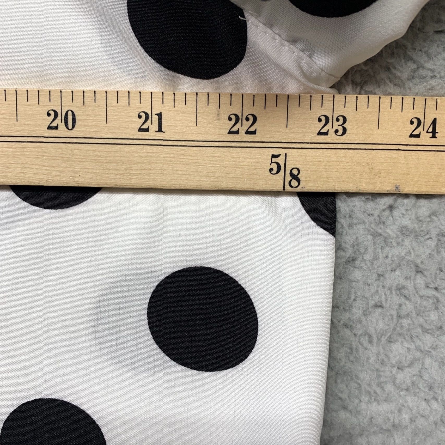 X-LARGE VINTAGE? Women's Unbranded White Blouse Black Polka Dot XL XS? Size XL / US 12-14 / IT 48-50 - 7 Thumbnail