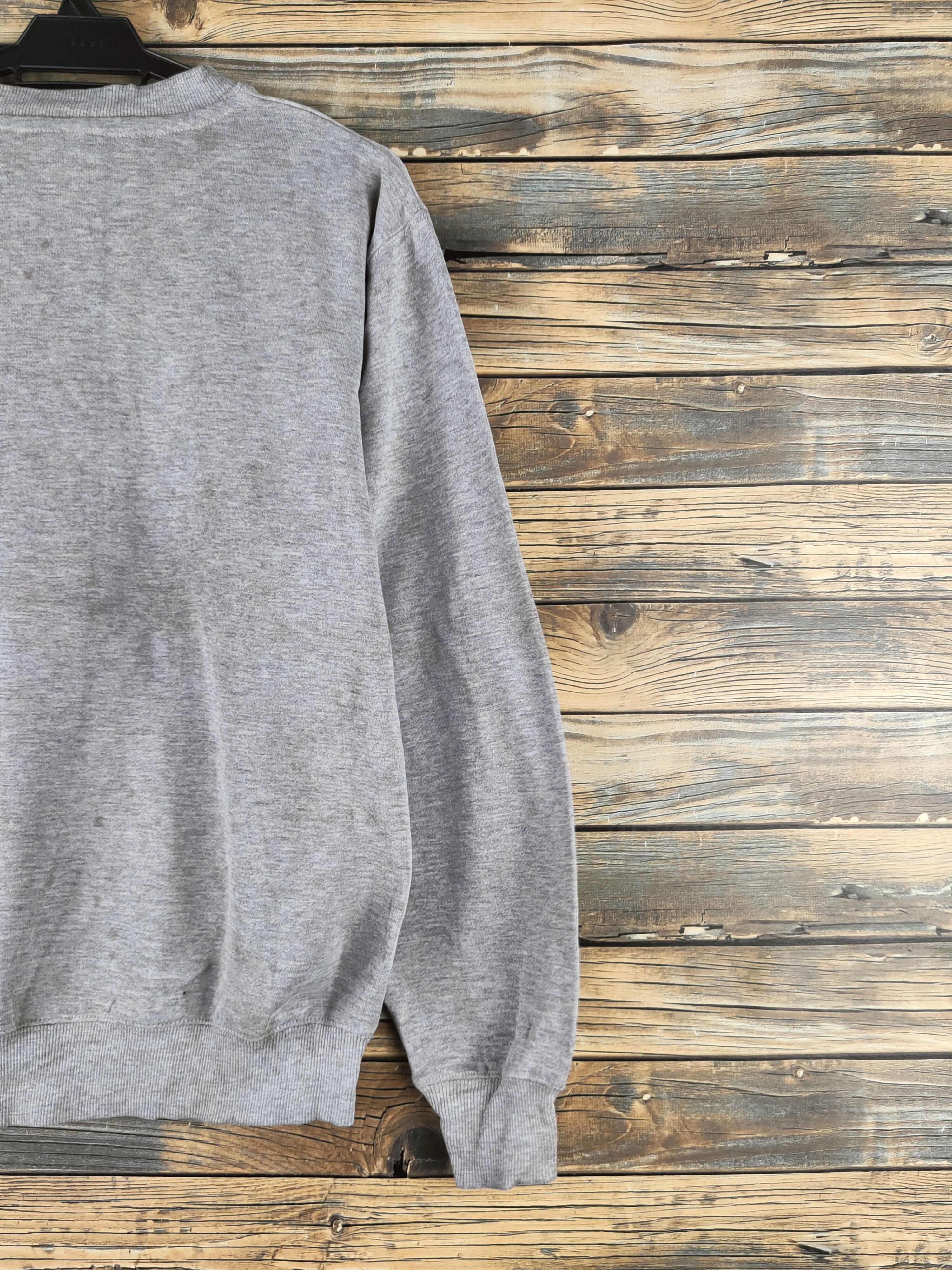 Japanese Brand DL Gold Experience Skull Gray Sweatshirts #46-203 Size US M / EU 48-50 / 2 - 10 Thumbnail