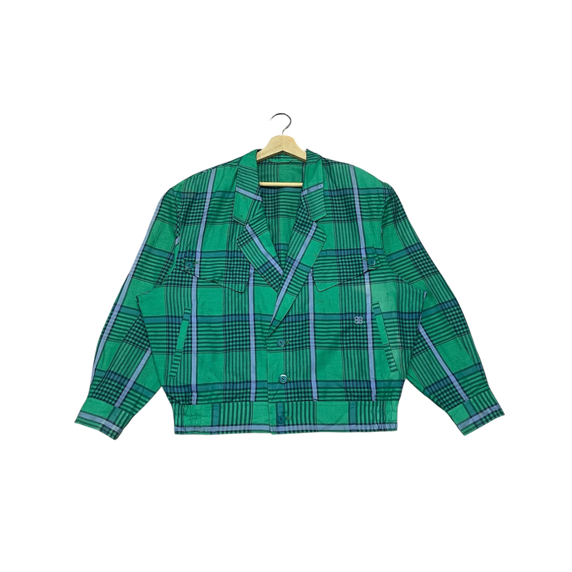 ‼️LASTDROP‼️ Vtg Balenciaga Sports BB Monogram Bomber Jacket